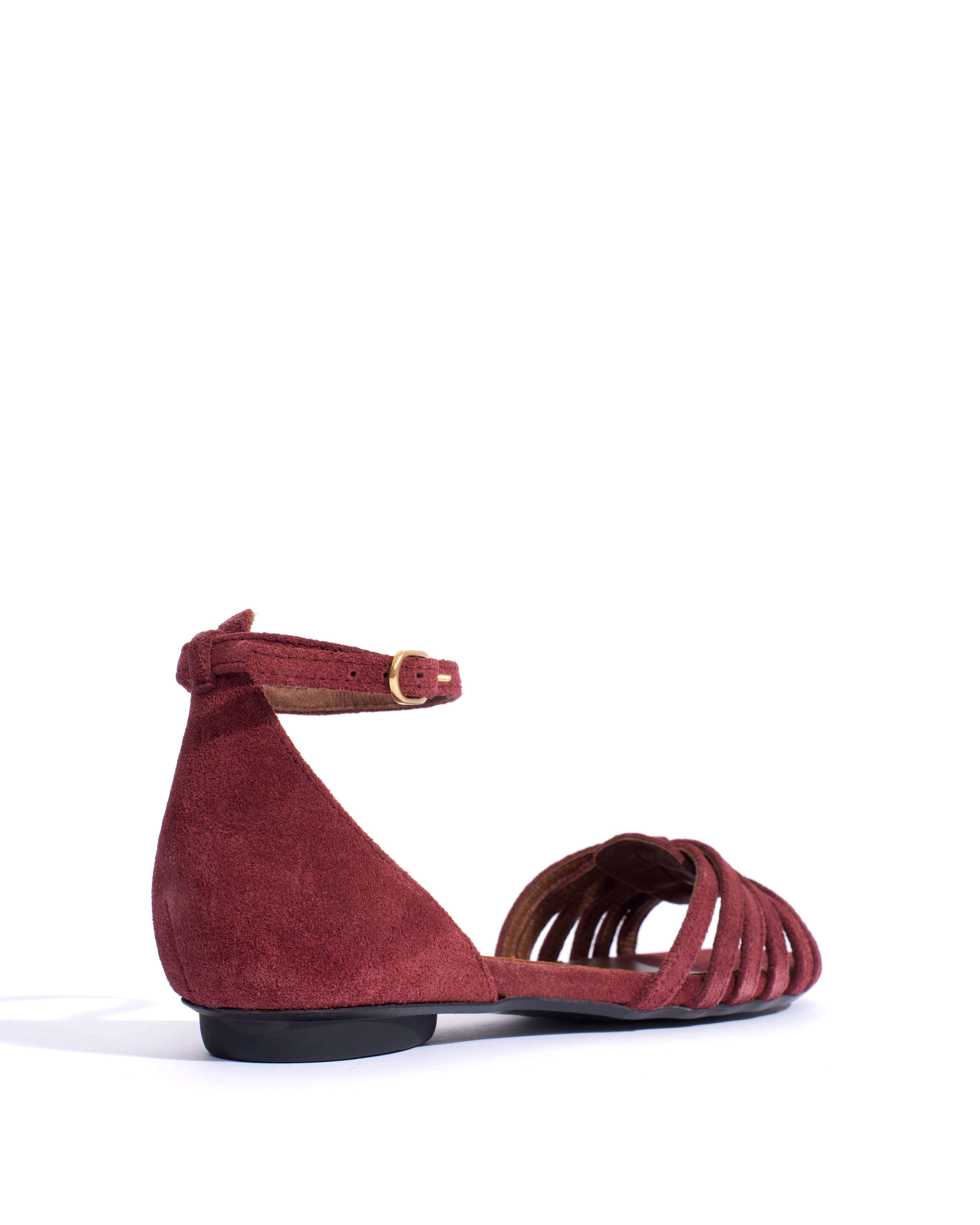 Mareike 10 Calf suede Pomegranate
