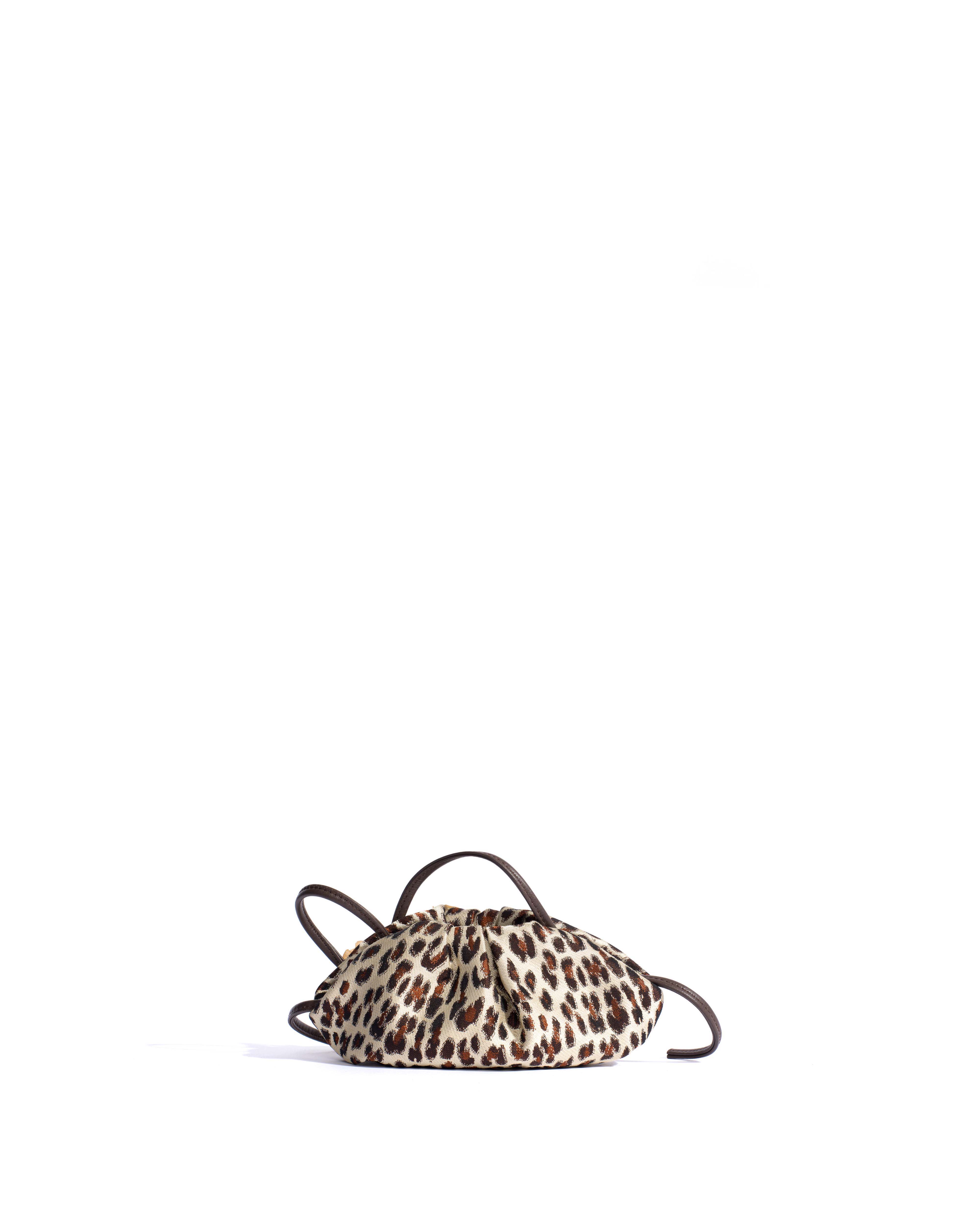 Enuice petite purse Vintage satin print Leopard