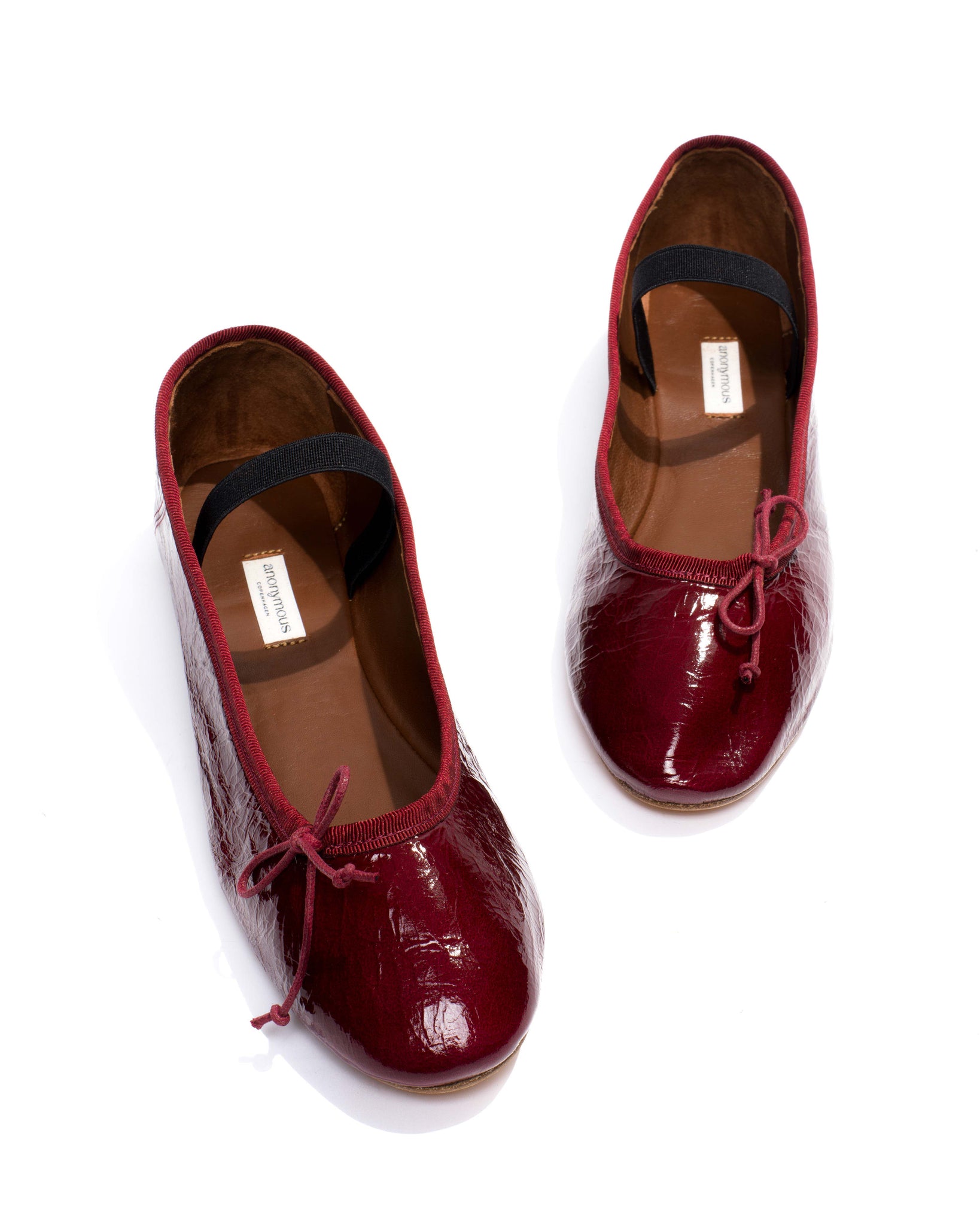 Rhina Crinkled polished goat Pomegranate - Anonymous Copenhagen