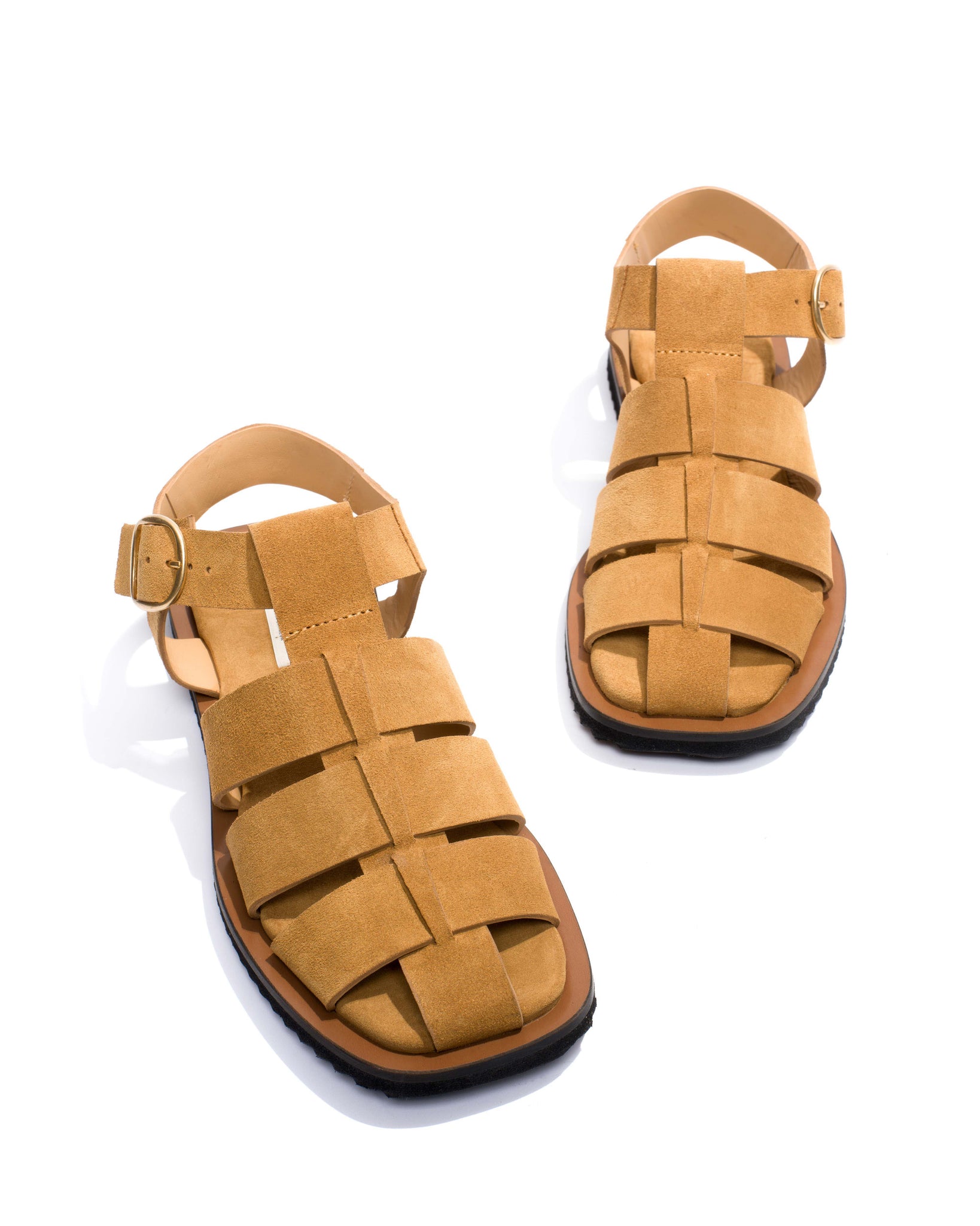 Hampell Calf suede Bamboo brown - Anonymous Copenhagen