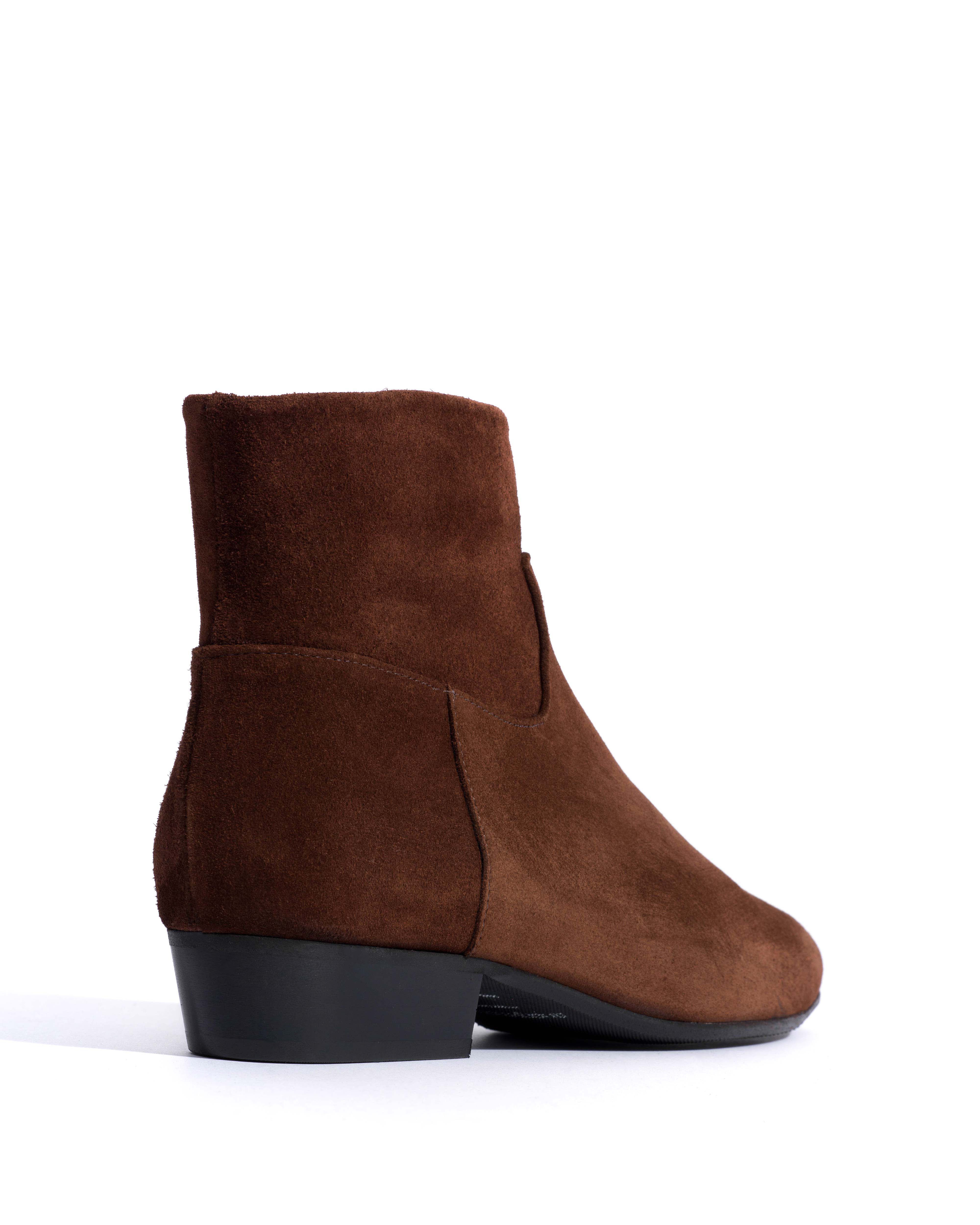 Morie 20 Calf suede Chocolate