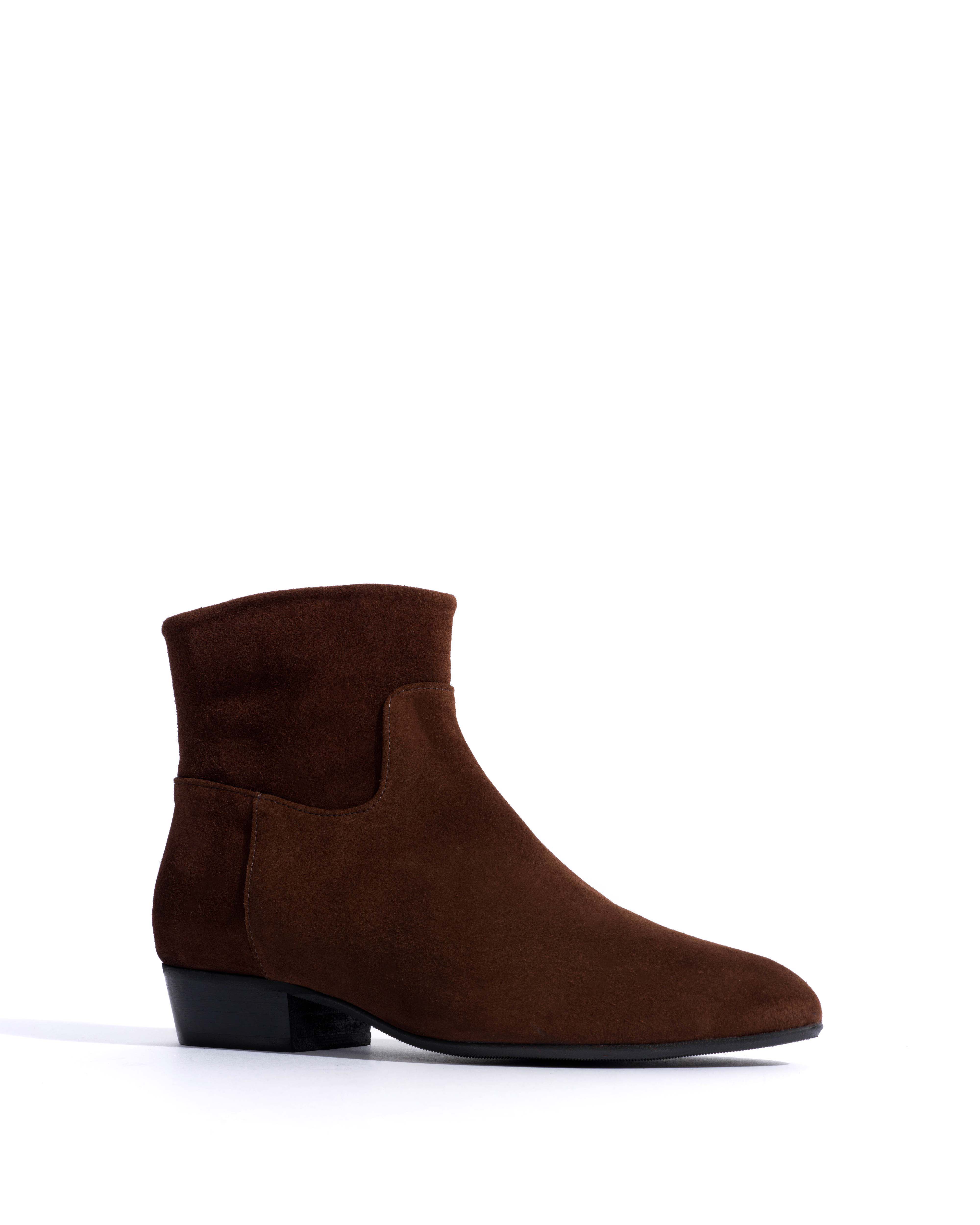 Morie 20 Calf suede Chocolate