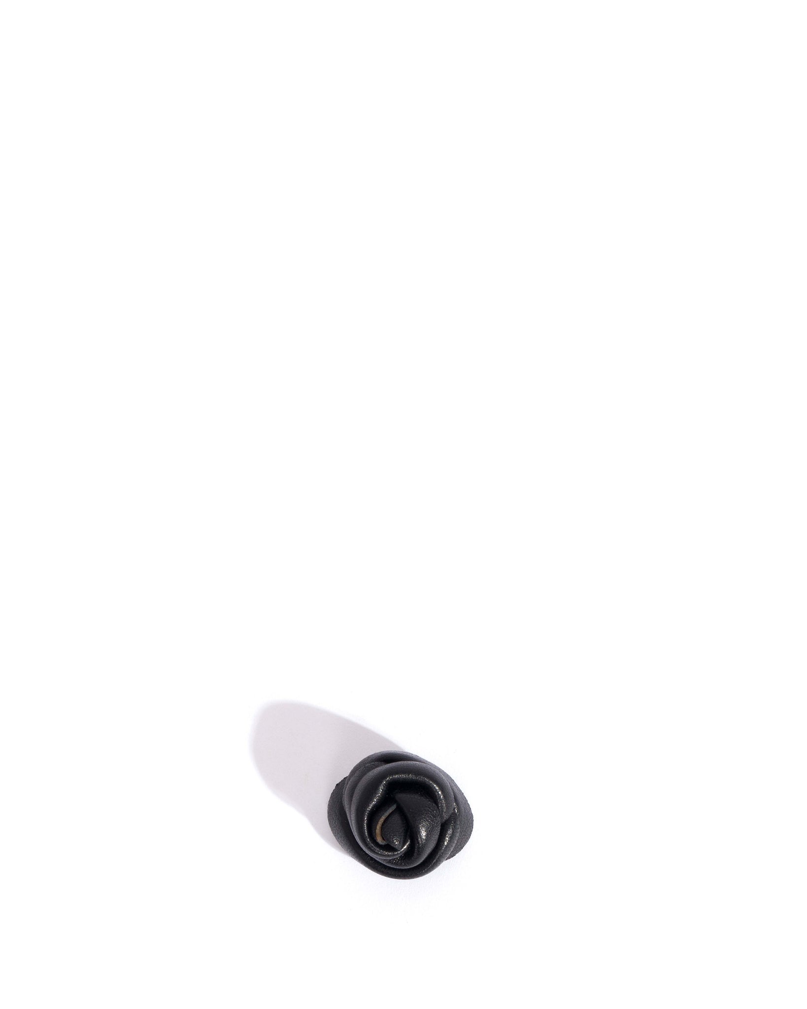 Rose shoe clip Shiny lamb Black