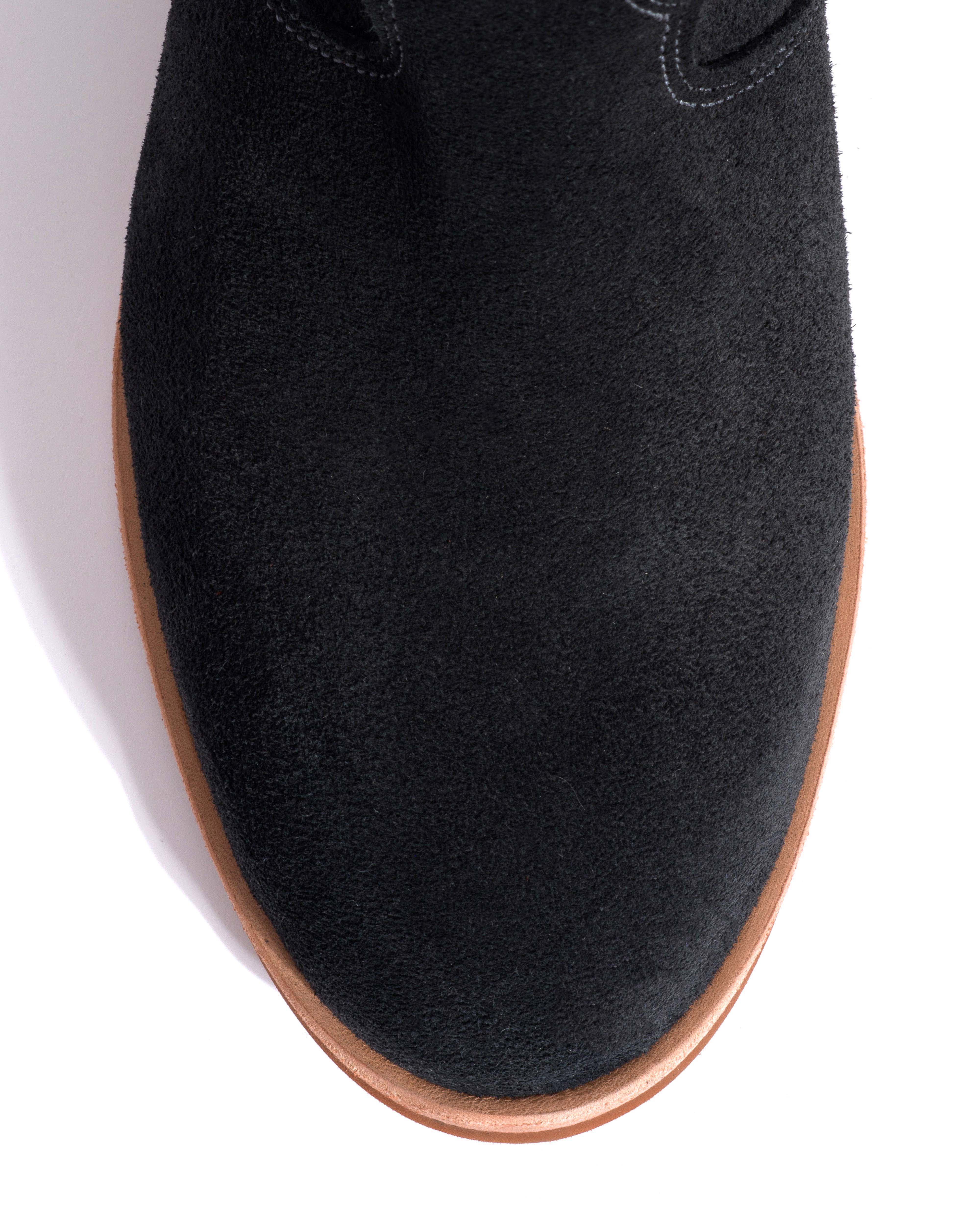 Claudia Calf suede Off black
