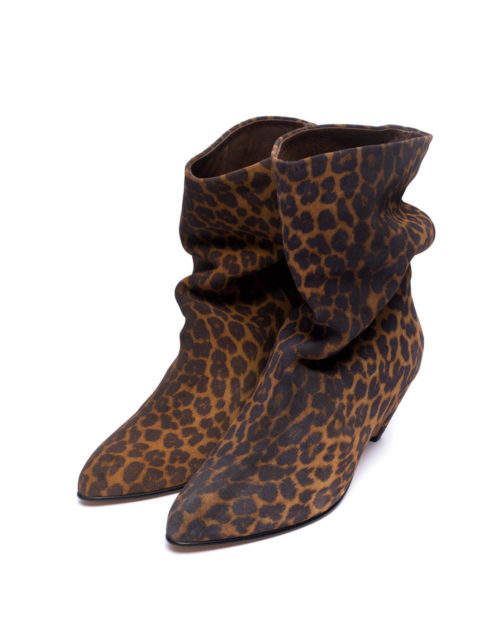 Vully 50 Stiletto Calf suede print Leopard - Anonymous Copenhagen