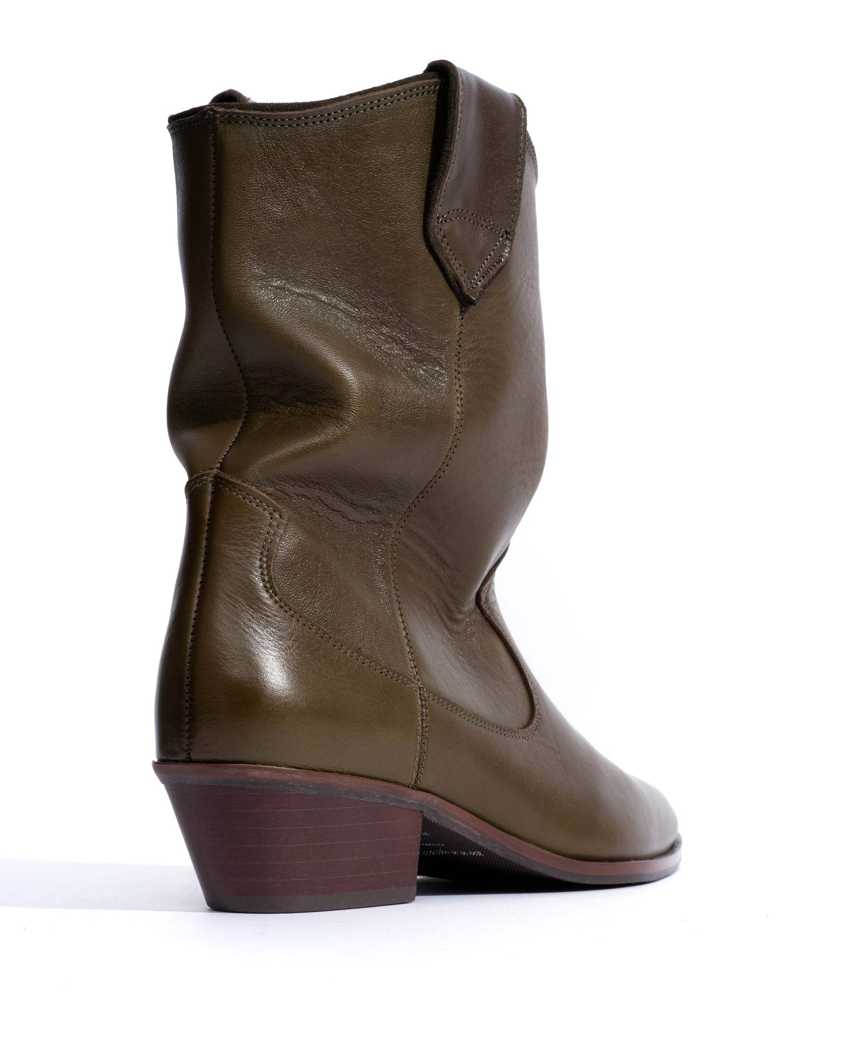 Saseline 35 Vegetal soft calf Forrest green - 