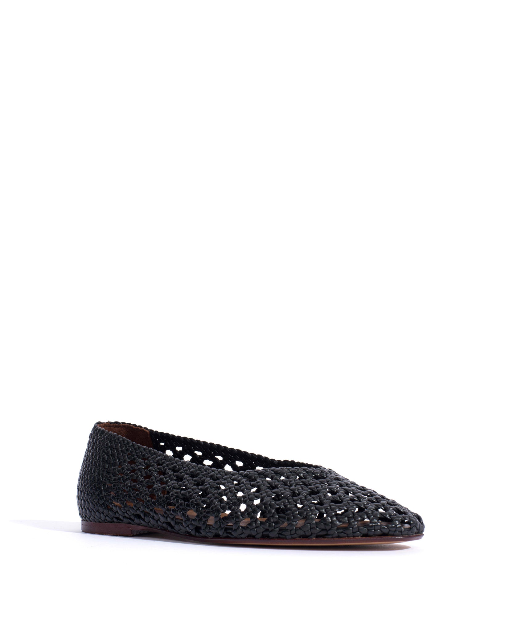 Sessi 10 Hand-braided leather Black
