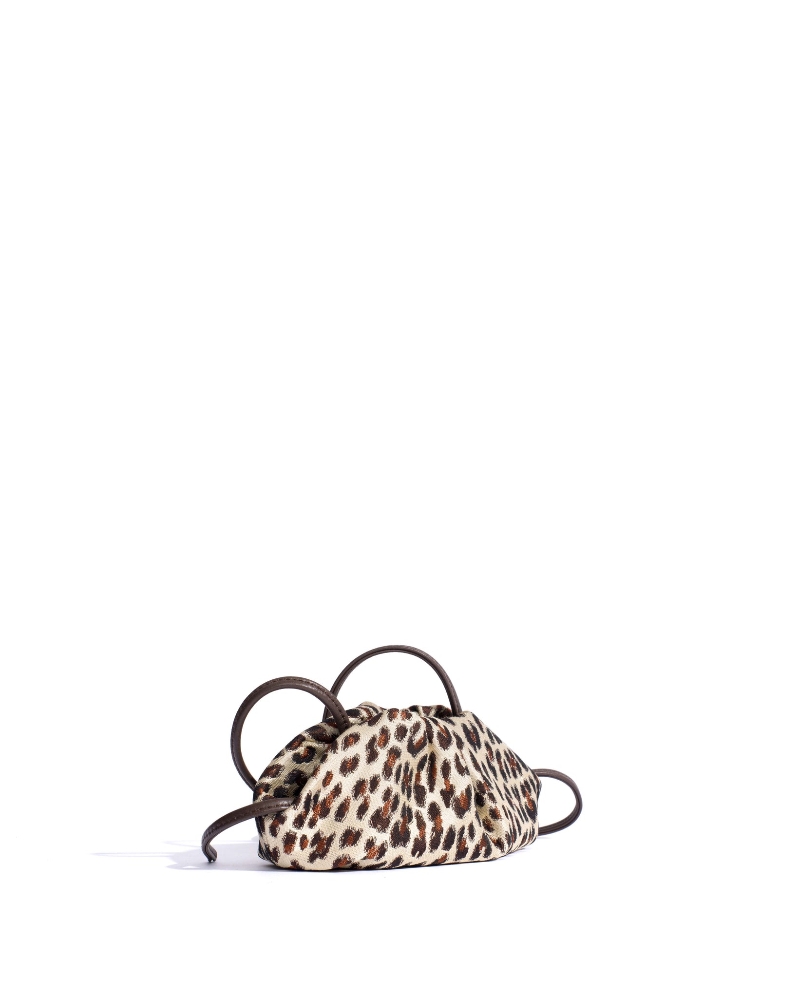 Enuice petite purse Vintage satin print Leopard