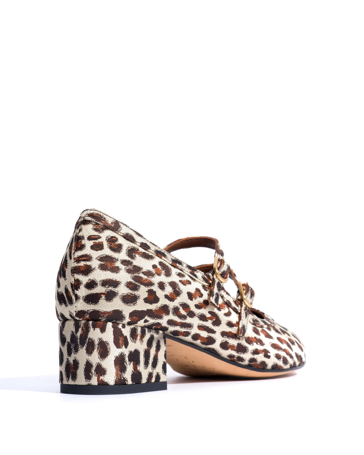 Balie 40 Vintage satin print Leopard