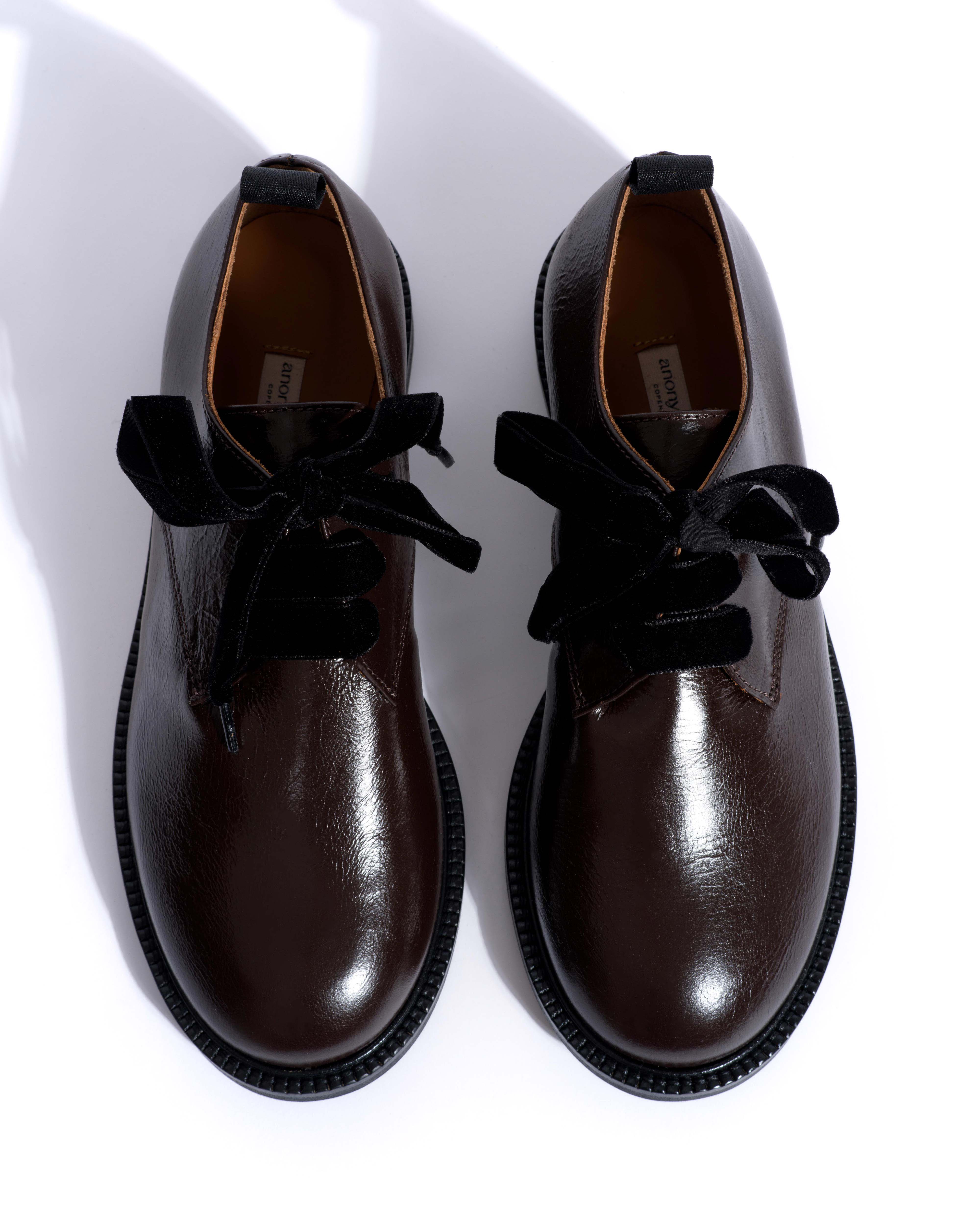 Derb Crinkled soft calf Espresso brown