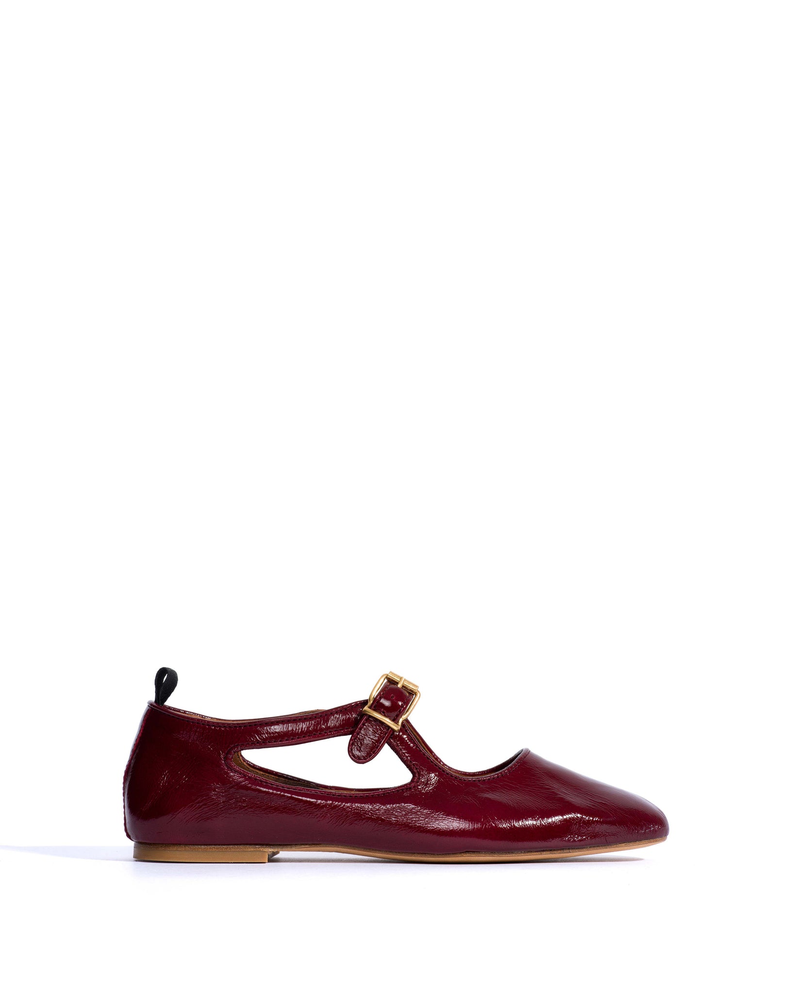 Praise Crinkled polished goat Pomegranate - Anonymous Copenhagen Flat-loafers & ballerinas & pumps