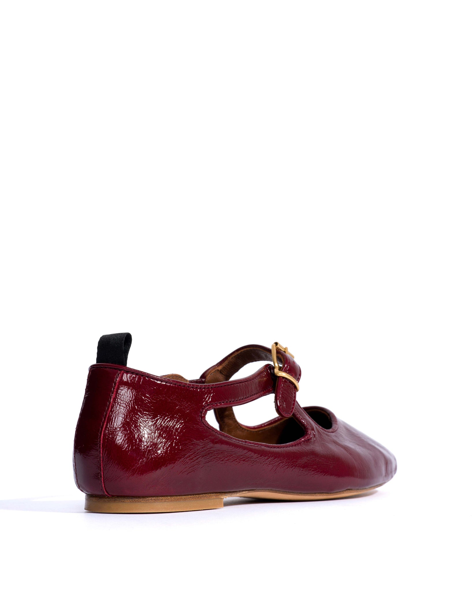 Praise Crinkled polished goat Pomegranate - Anonymous Copenhagen Flat-loafers & ballerinas & pumps