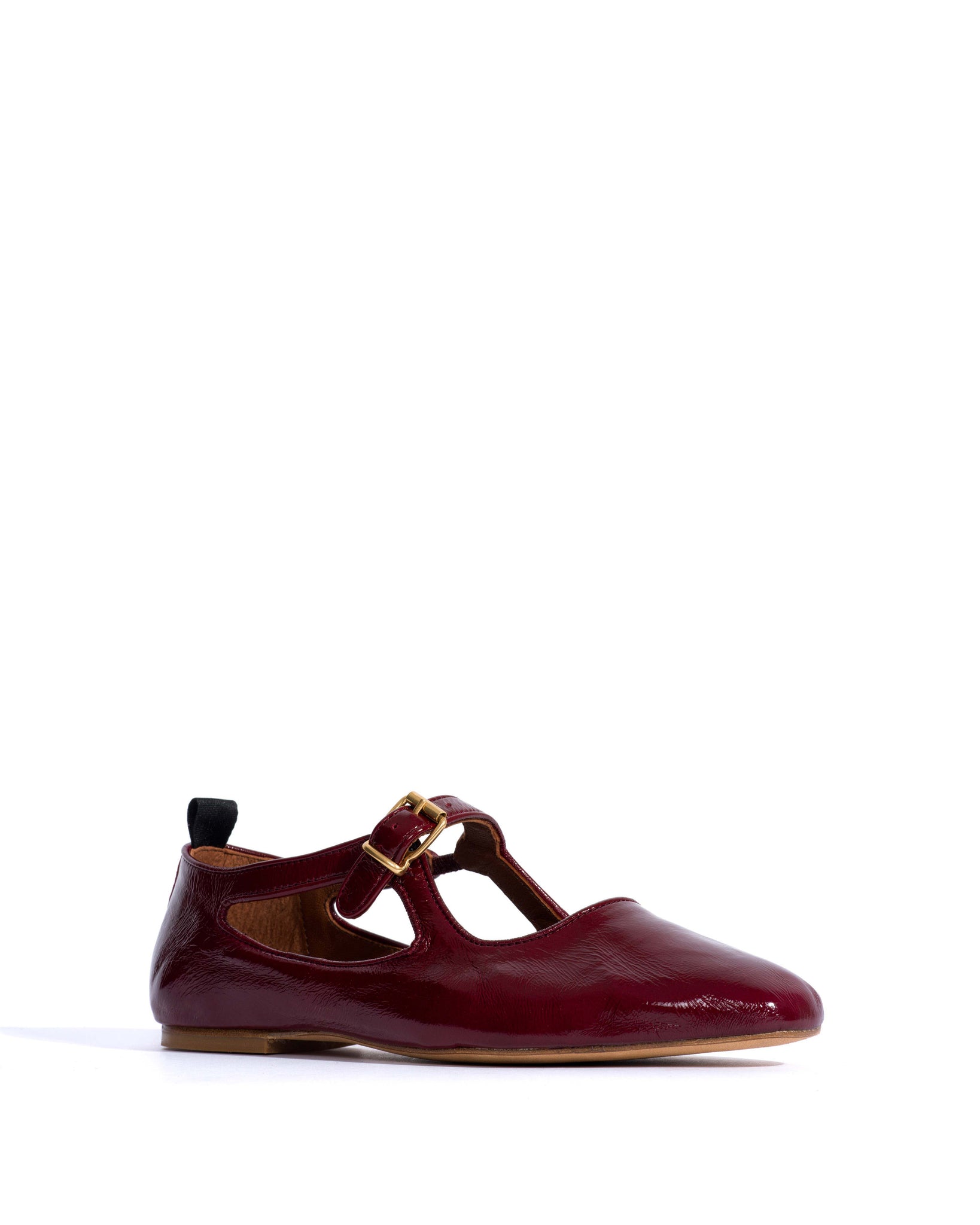 Praise Crinkled polished goat Pomegranate - Anonymous Copenhagen Flat-loafers & ballerinas & pumps