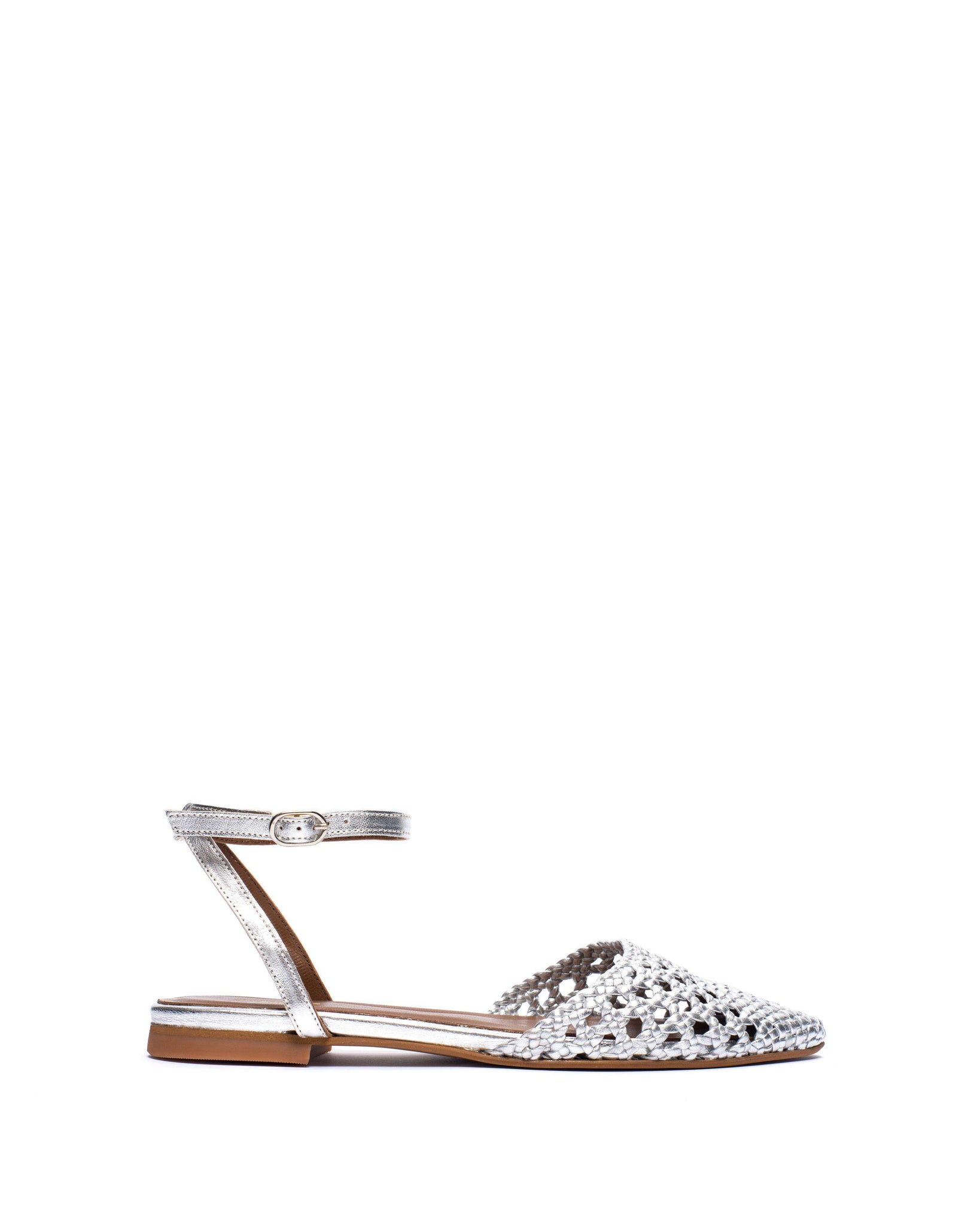 Senara 10 Hand-braided leather Silver - Anonymous Copenhagen