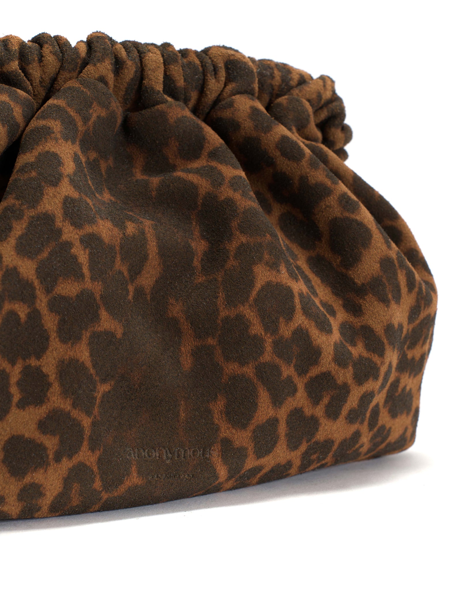 Hally petite cloud bag Calf suede print Leopard - Anonymous Copenhagen