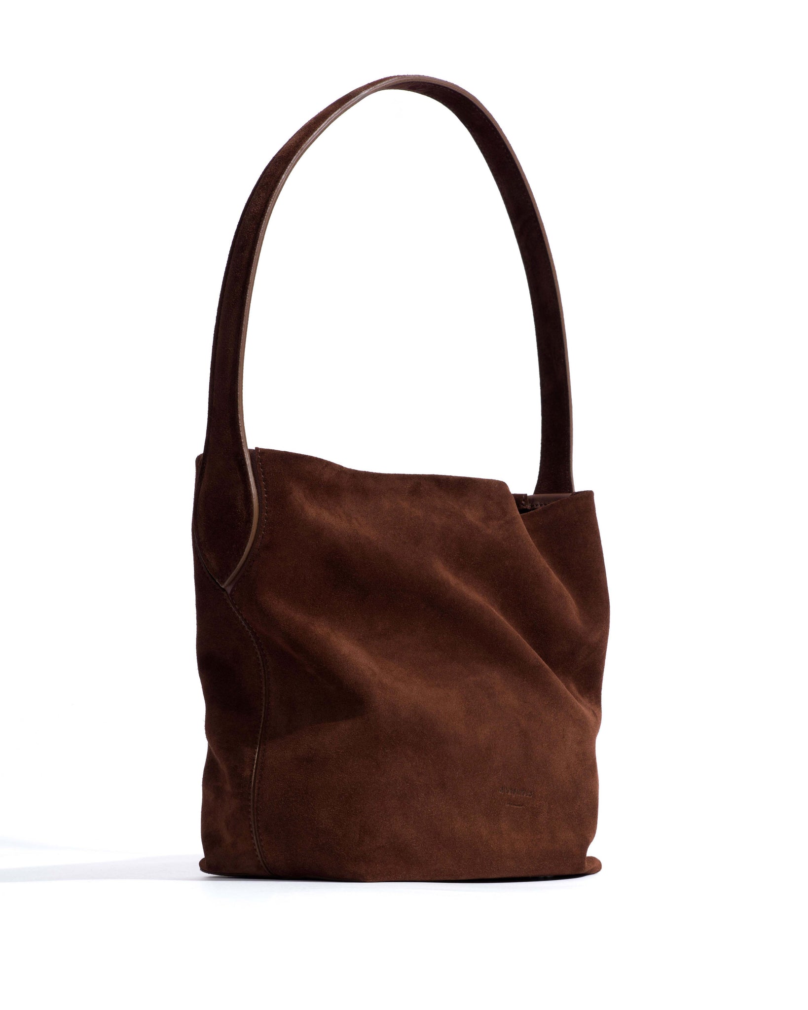 Versa slouchy petite bag Calf suede Chocolate - Anonymous Copenhagen Bags