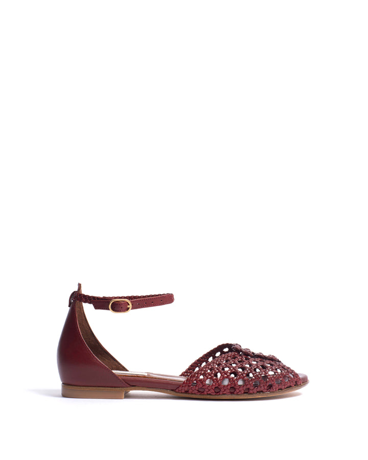 anonymous copenhagen Lucy 10 Hand-braided leather Pomegranate