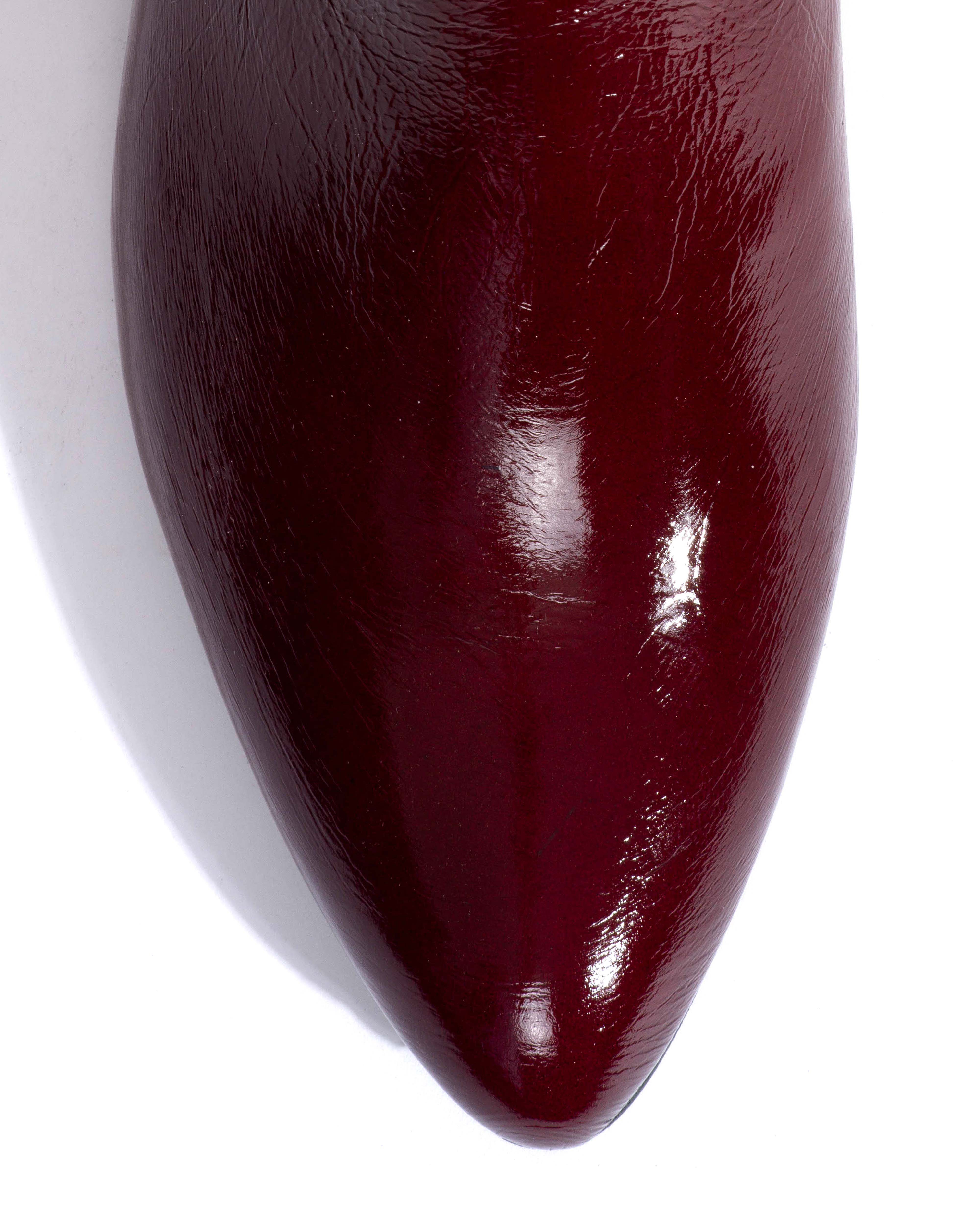 Rita Crinkled polished goat Pomegranate