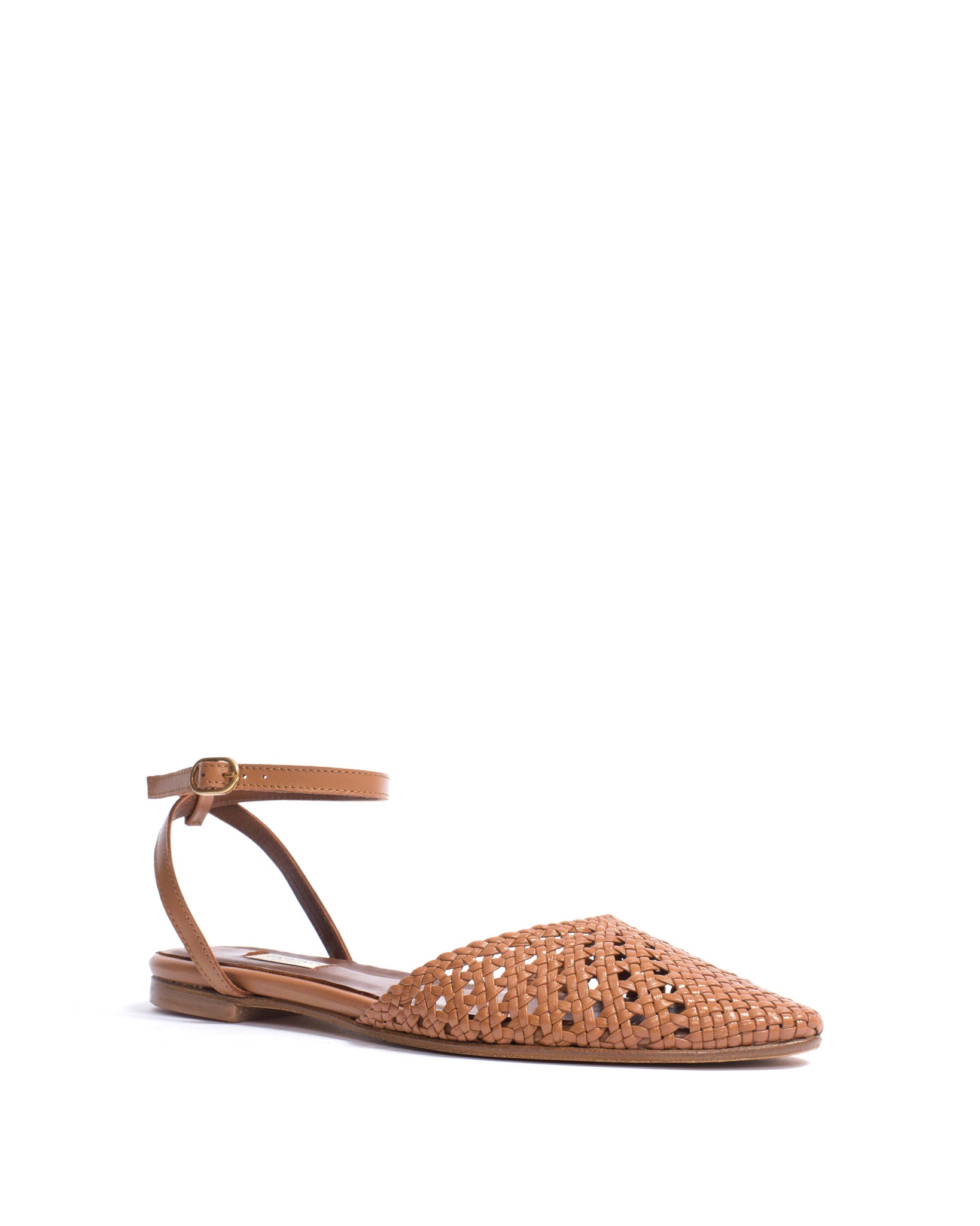 Senara 10 Hand-braided leather Caramel