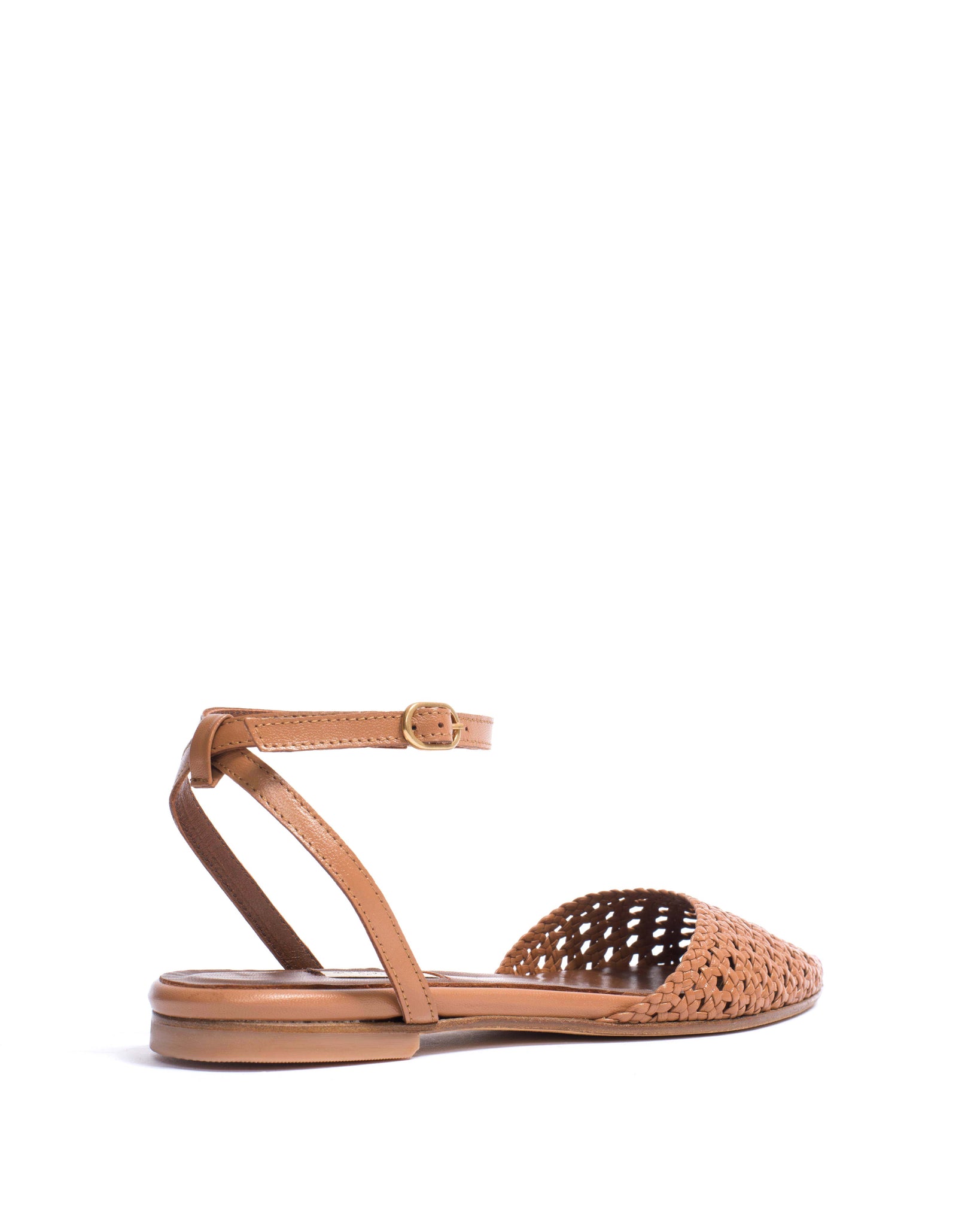 Senara 10 Hand-braided leather Caramel