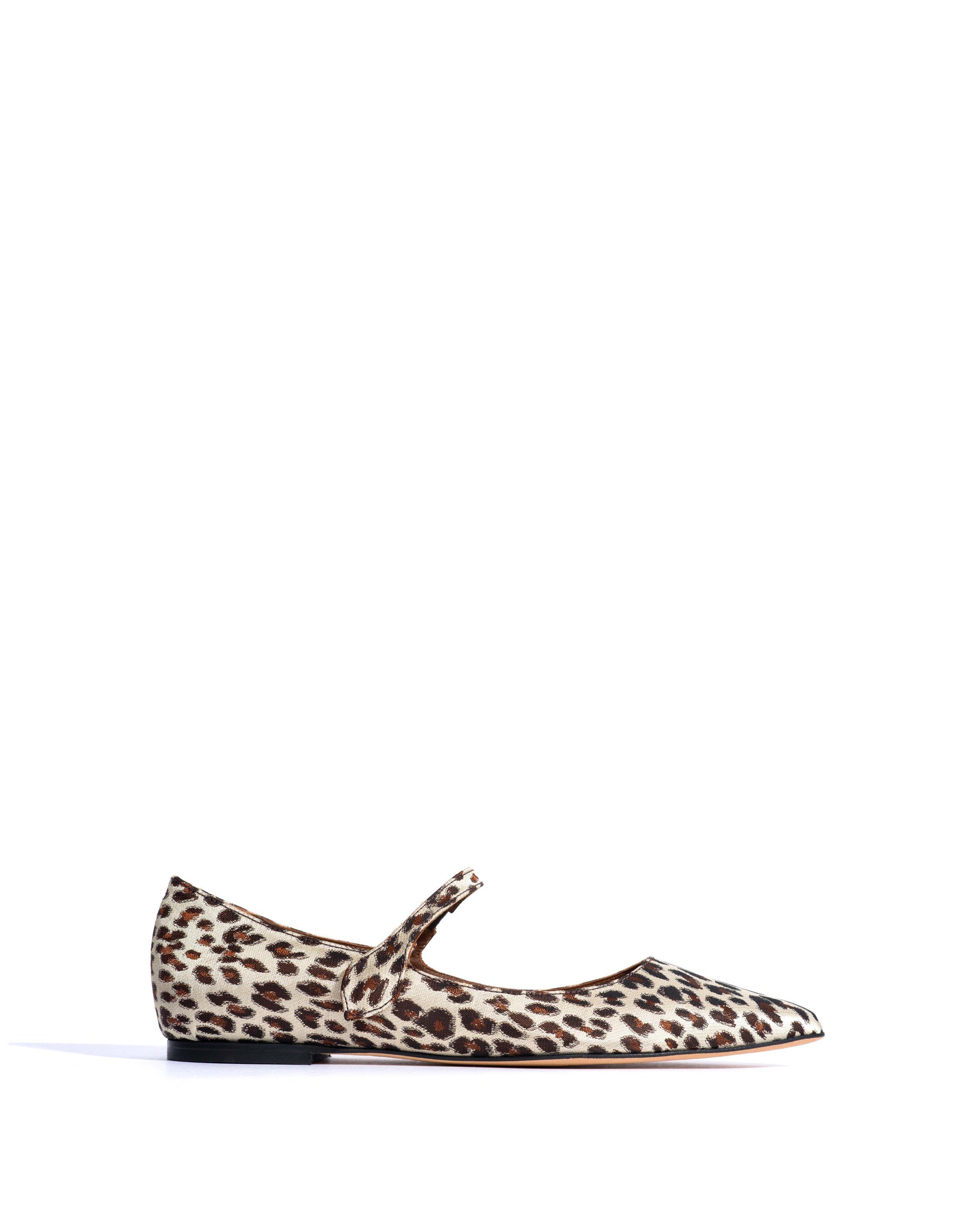 Fifi Vintage satin print Leopard - Anonymous Copenhagen Flat-loafers & ballerinas & pumps