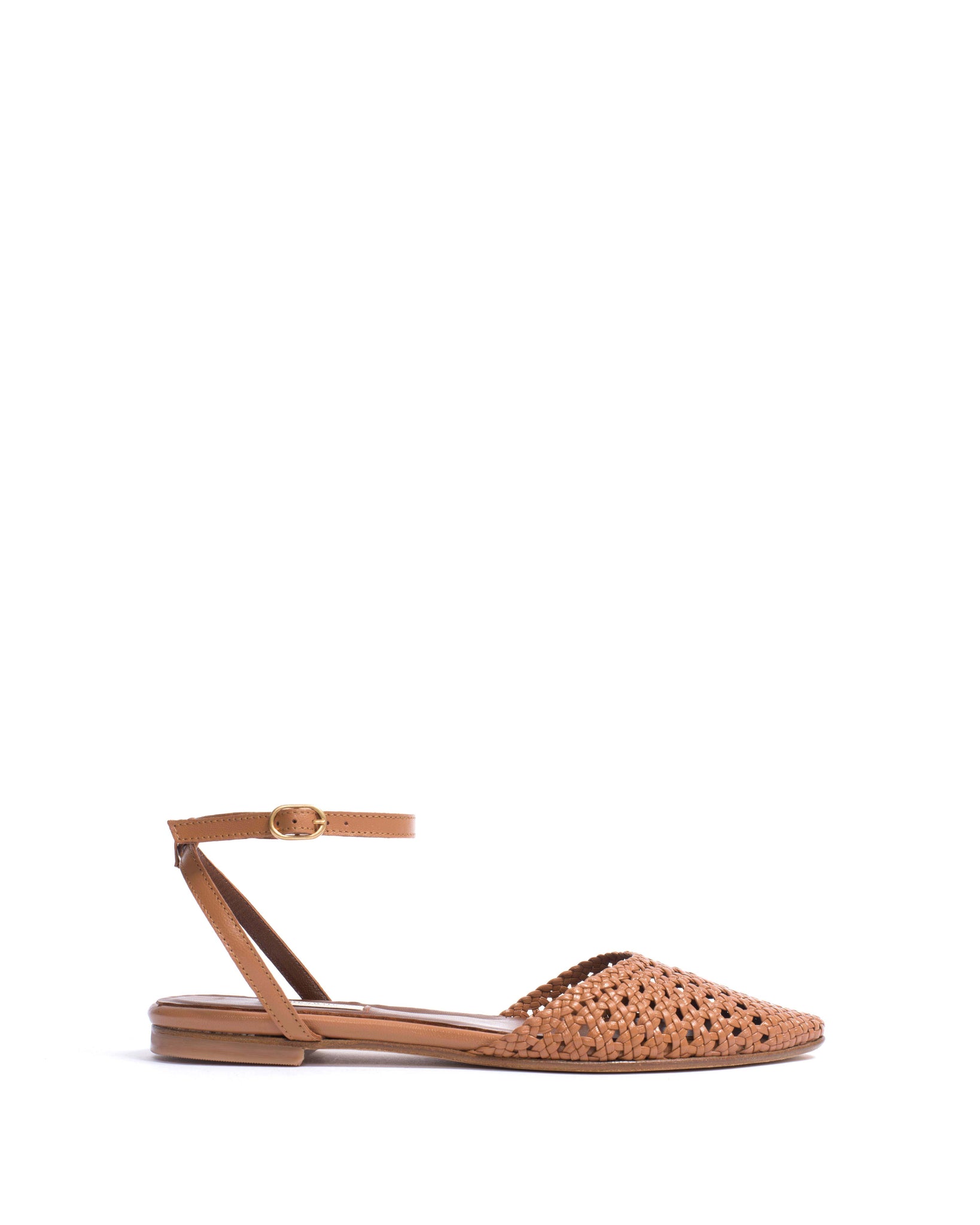 Senara 10 Hand-braided leather Caramel