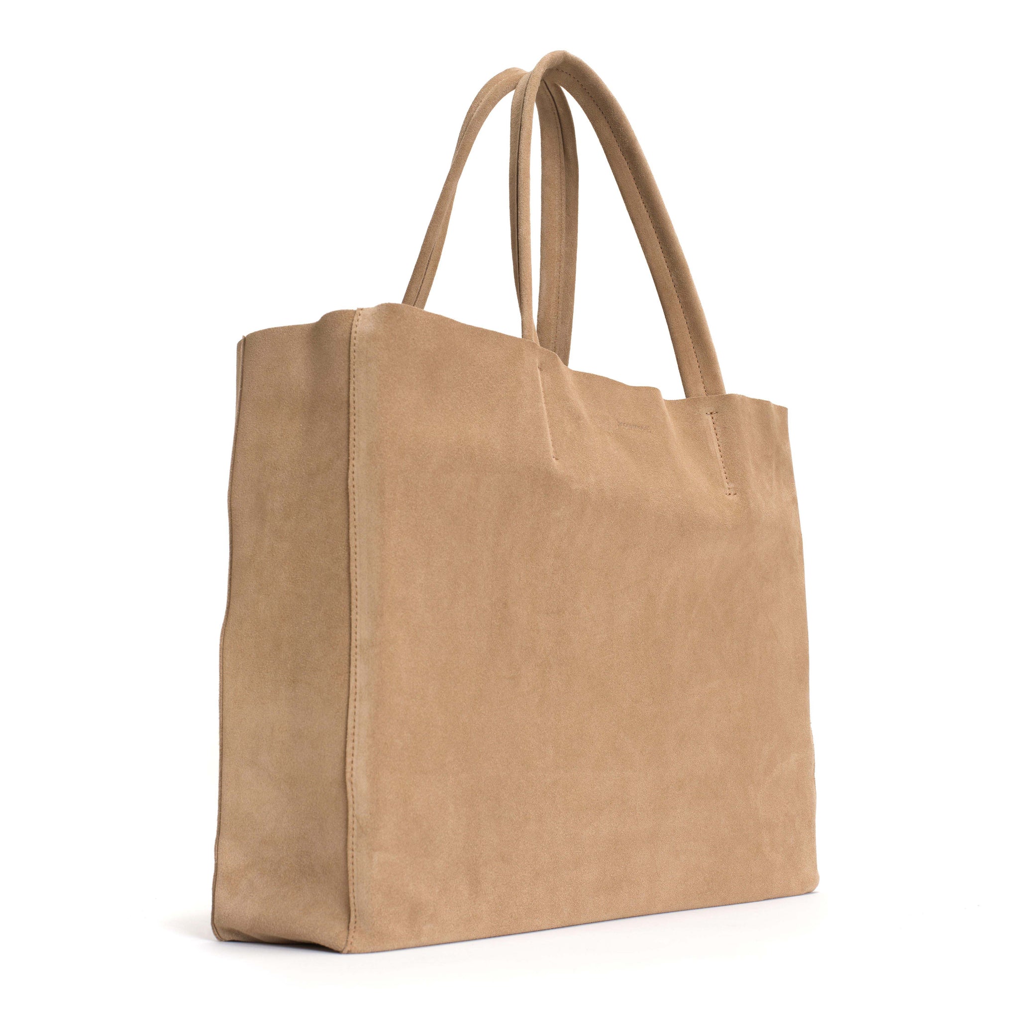 Ruba shopper Calf suede Desert sand - Anonymous Copenhagen