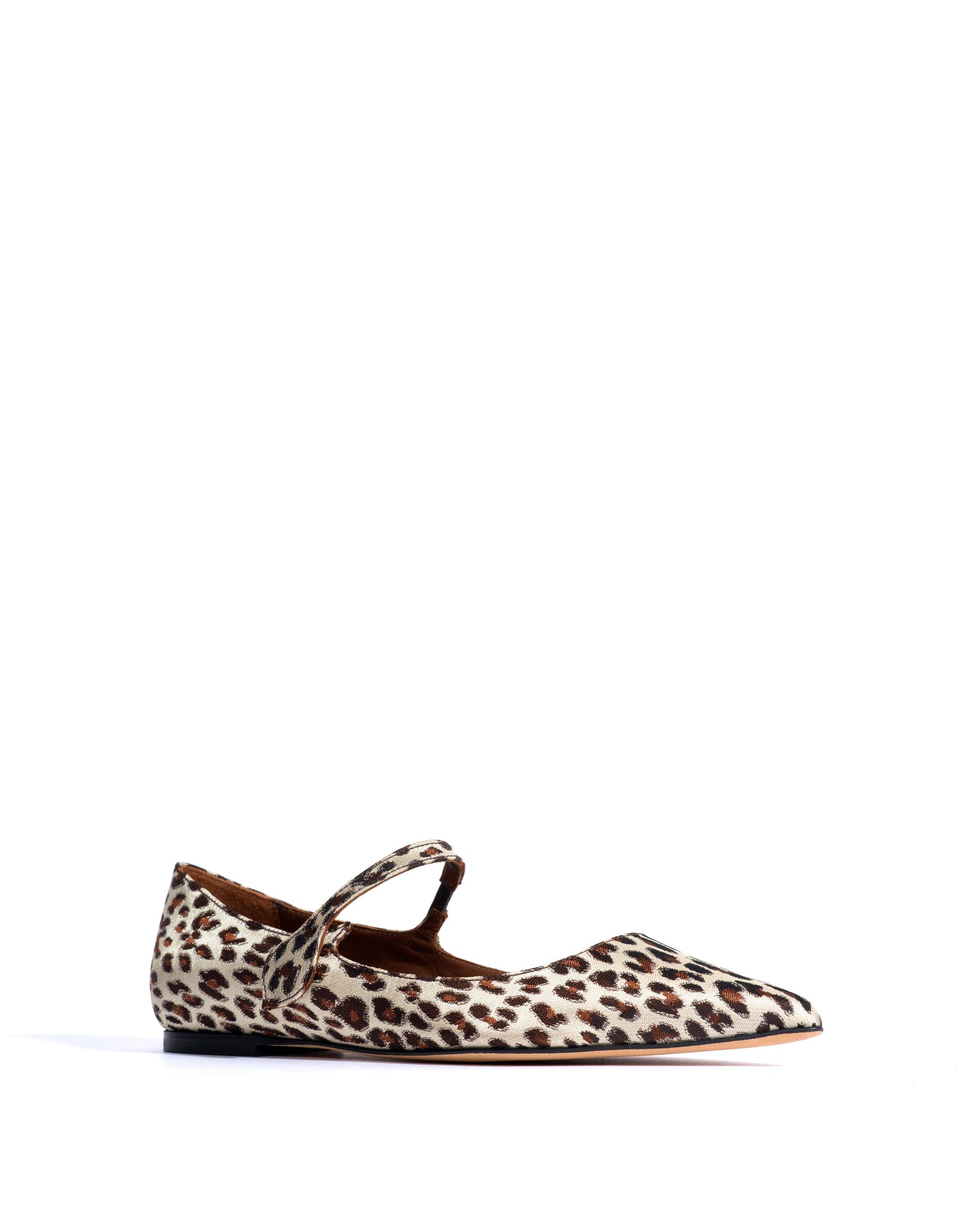 Fifi Vintage satin print Leopard - Anonymous Copenhagen Flat-loafers & ballerinas & pumps