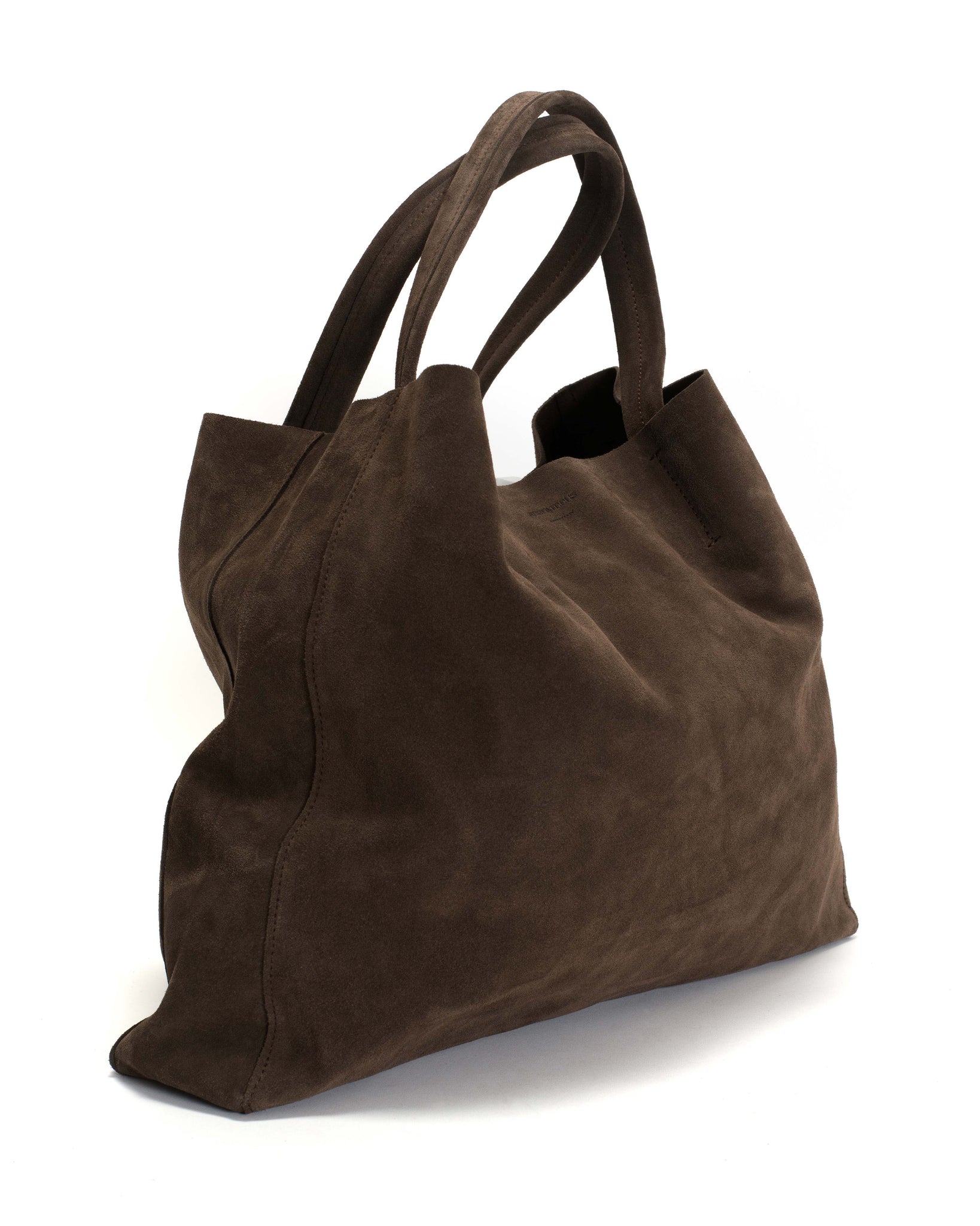 Ruba shopper Calf suede Coffee brown - Anonymous Copenhagen