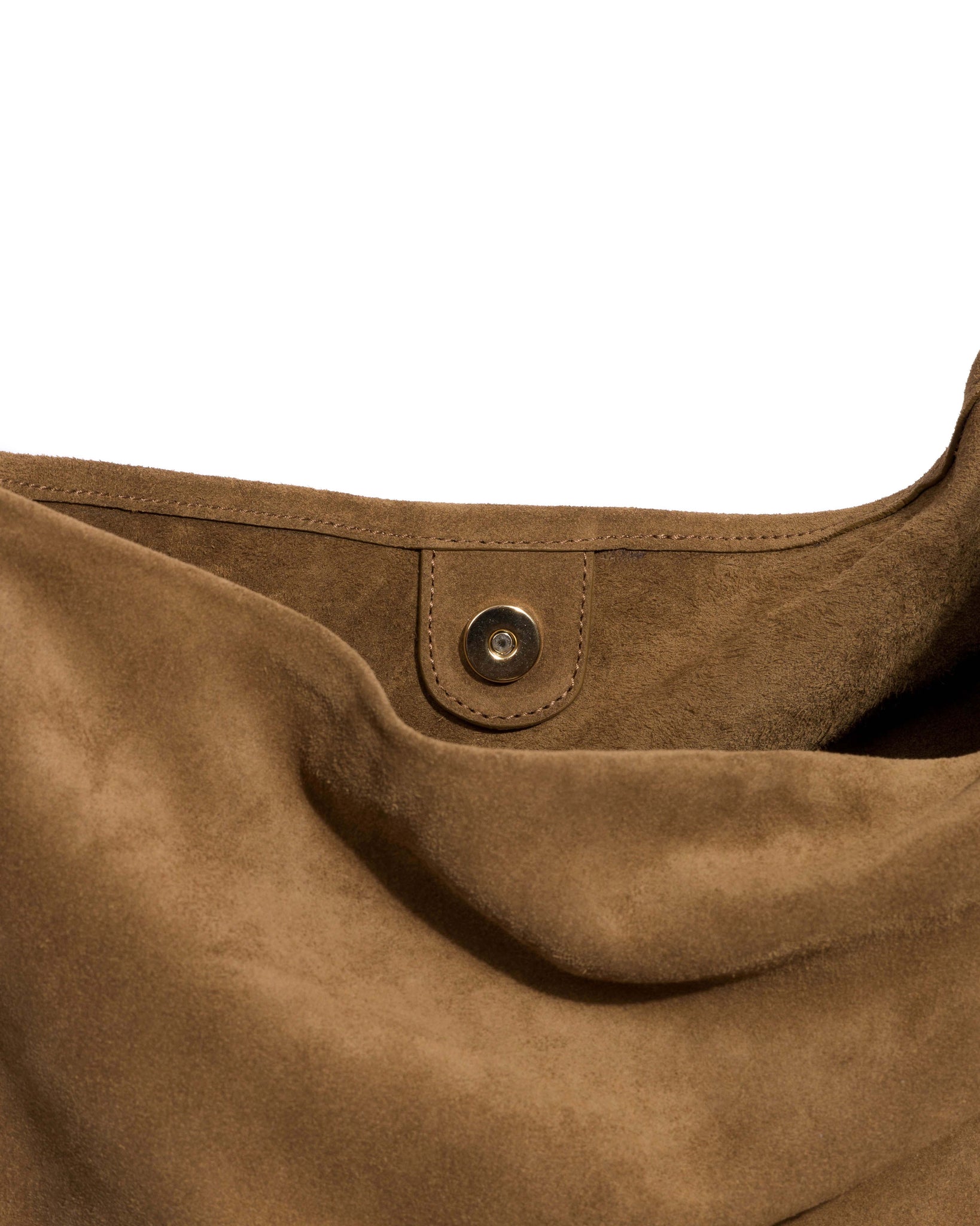 Versa slouchy everyday bag Calf suede Cinnamon