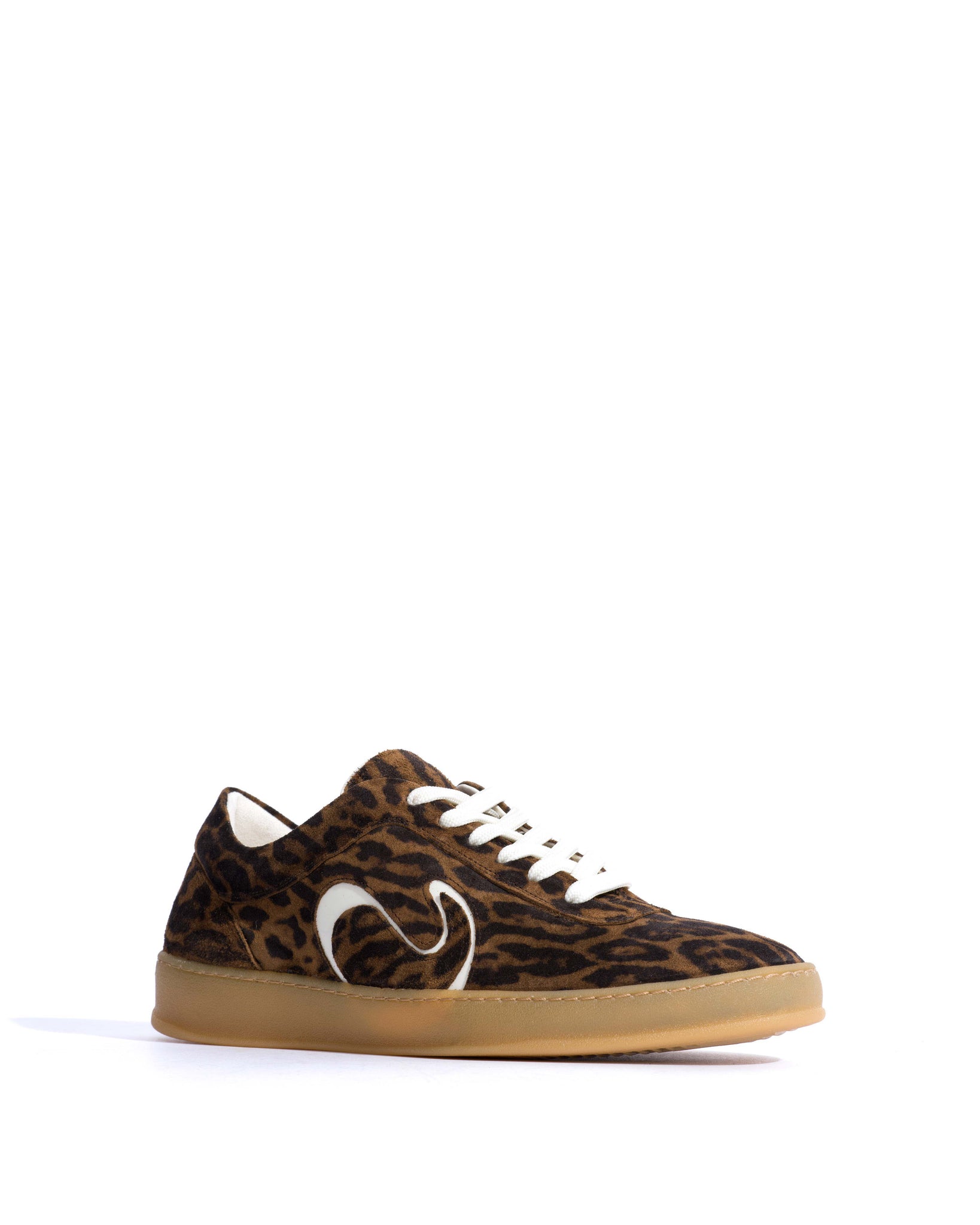 Blaire Calf suede print & polished soft calf Jaguar & white sand - Anonymous Copenhagen Sneakers