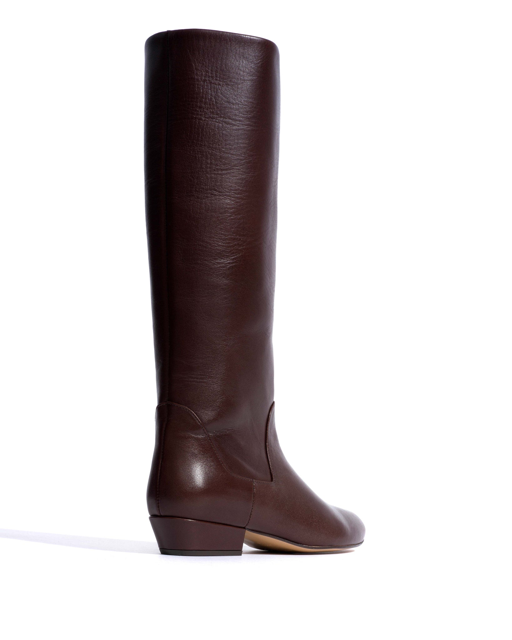 Valle 20 Vegetal soft calf Coffee brown - Anonymous Copenhagen High shaft boots