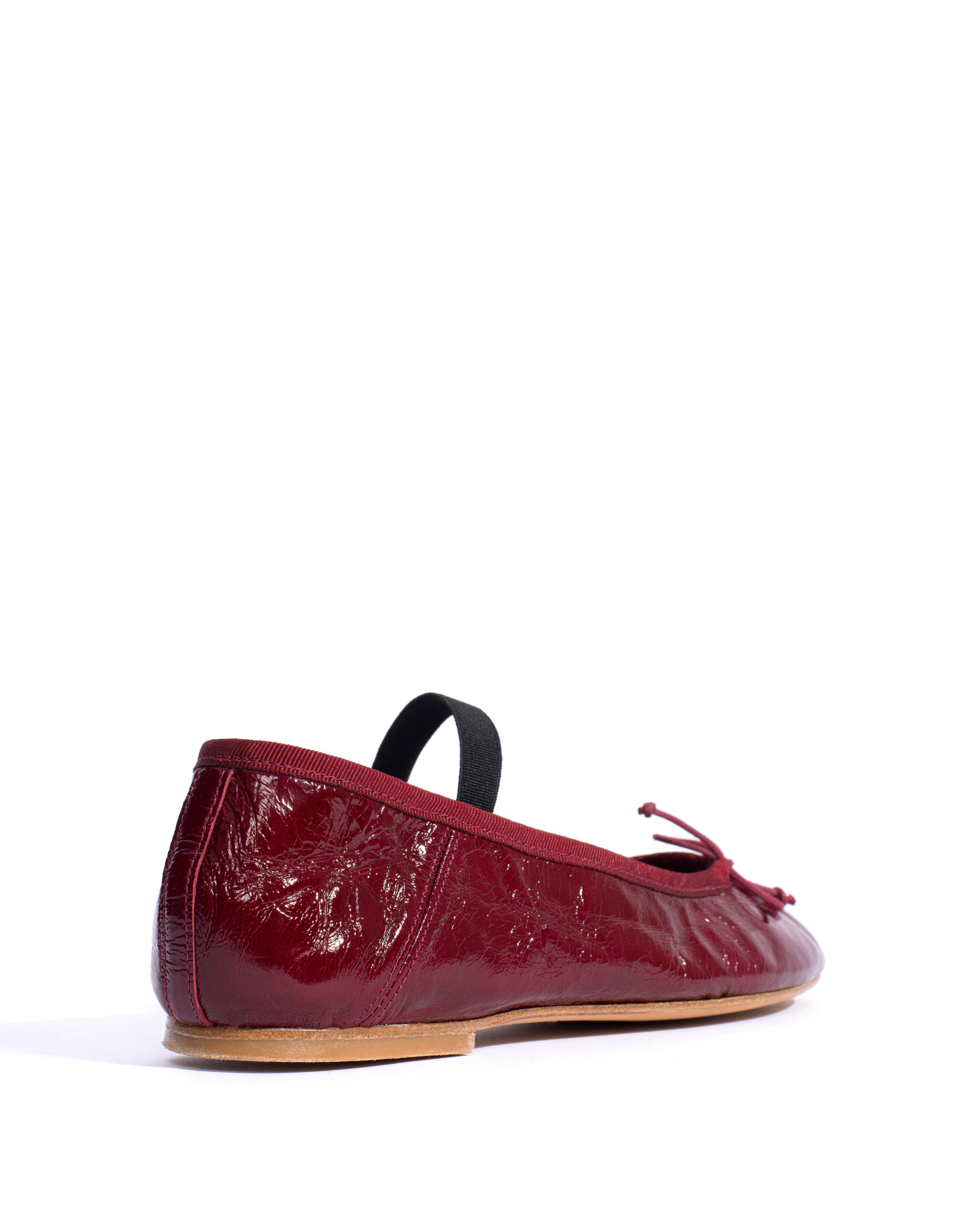 Rhina Crinkled polished goat Pomegranate