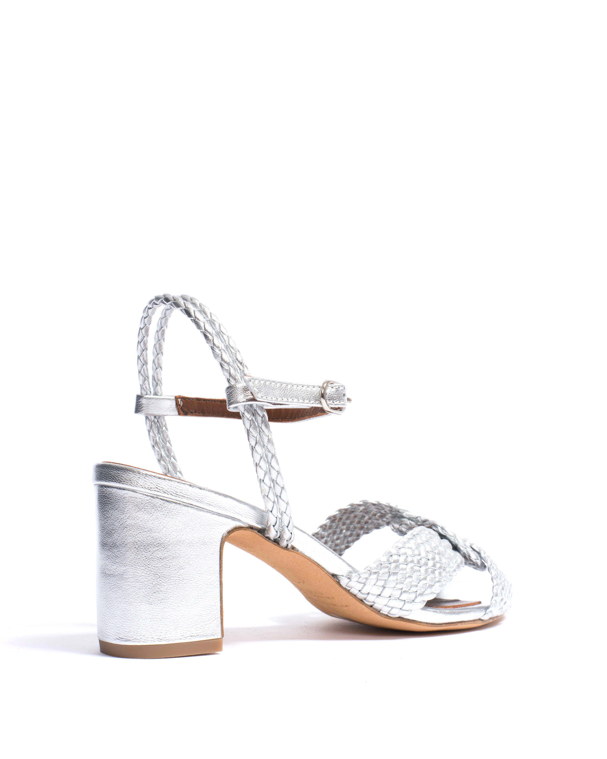 Dilaya 55 hand-braided Hand-braided leather Silver