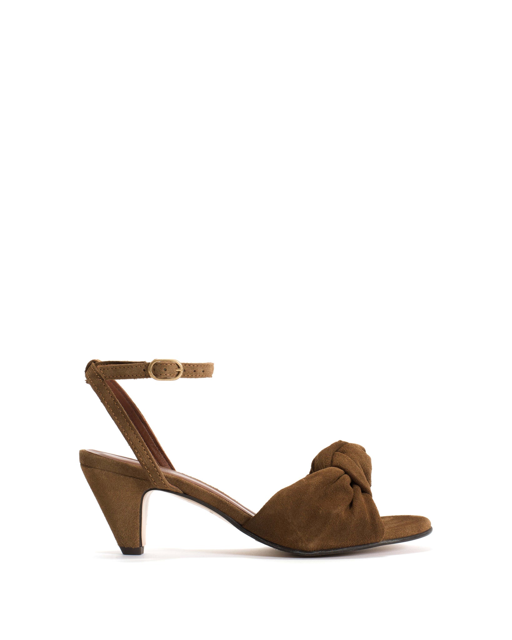 Aliza 50 stiletto Calf suede Cinnamon - Anonymous Copenhagen