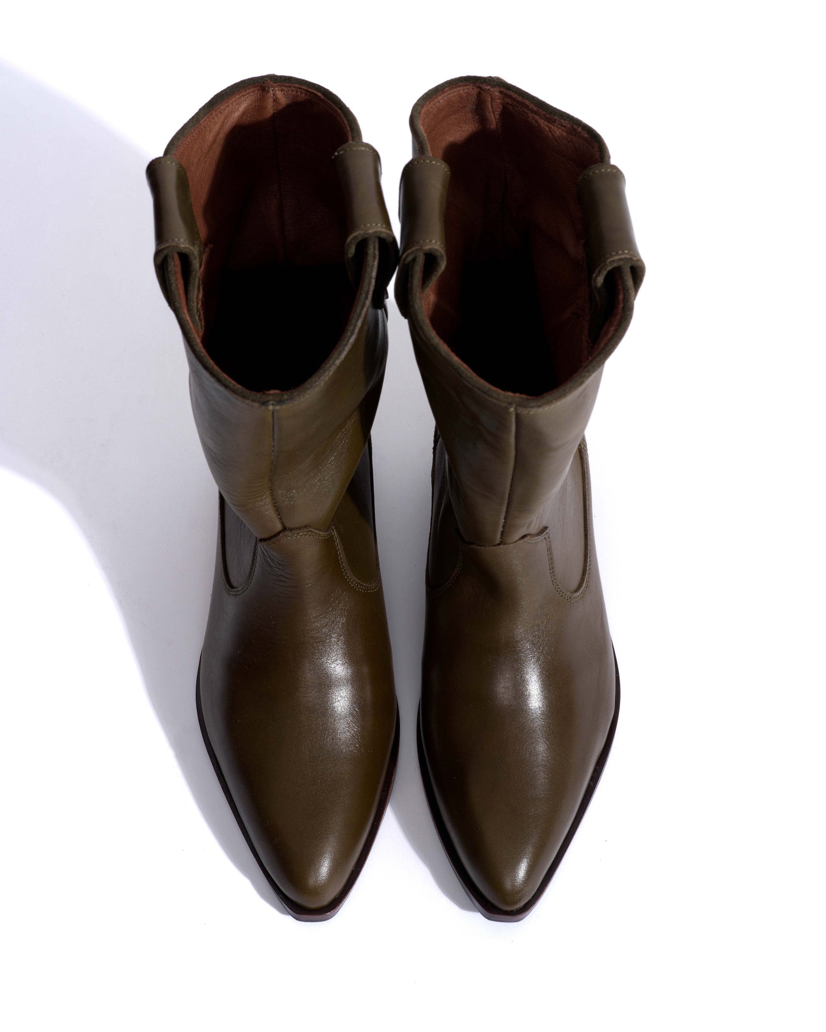 Saseline 35 Vegetal soft calf Forrest green - 