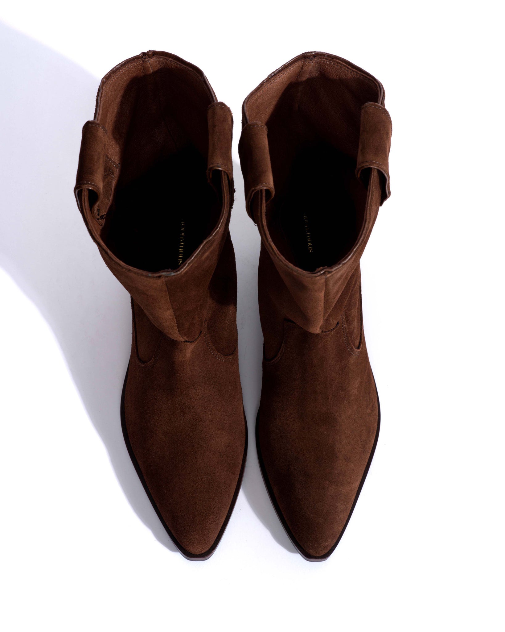 Saseline 35 Calf suede Chocolate