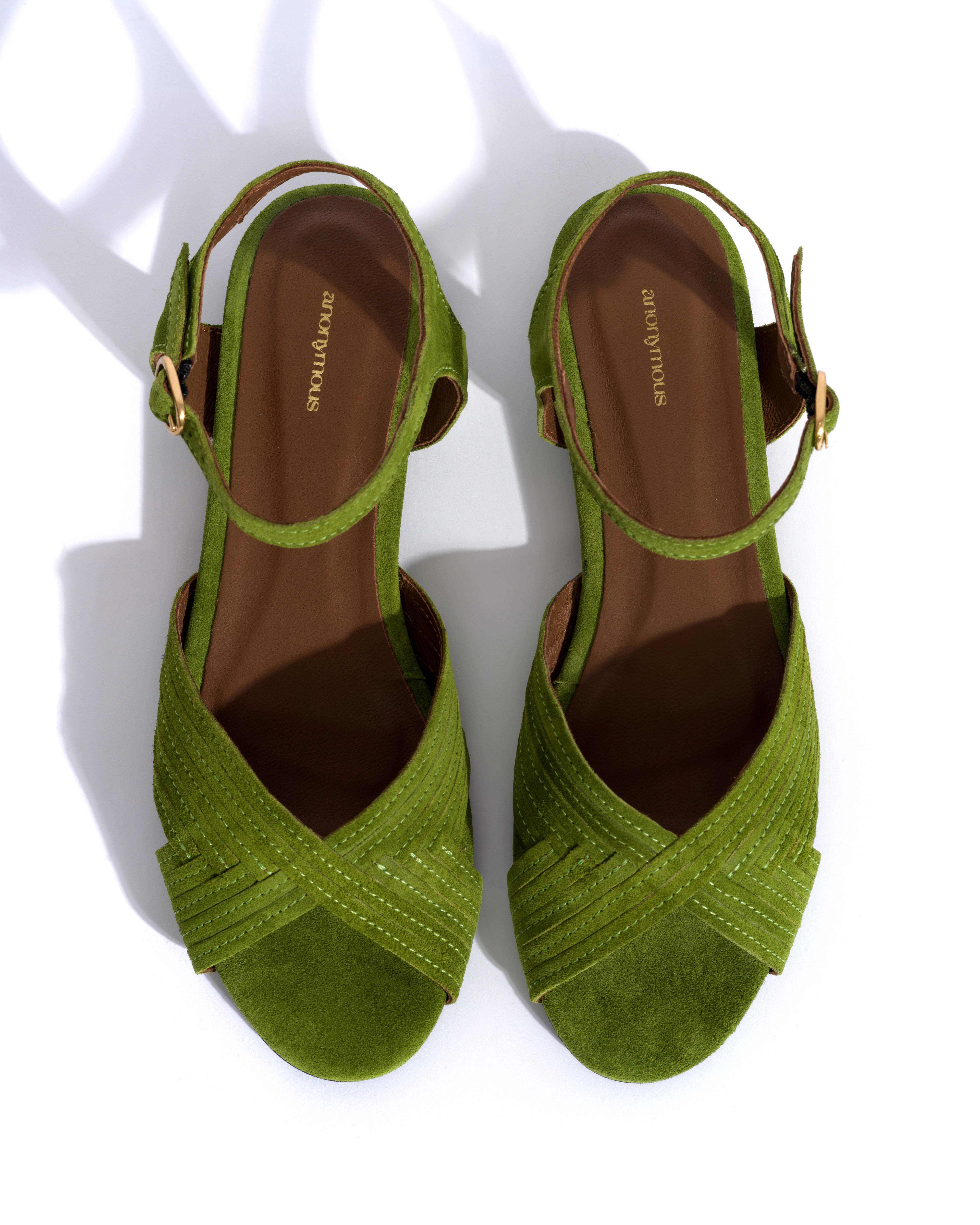 Niabi 10 Calf suede Grass green
