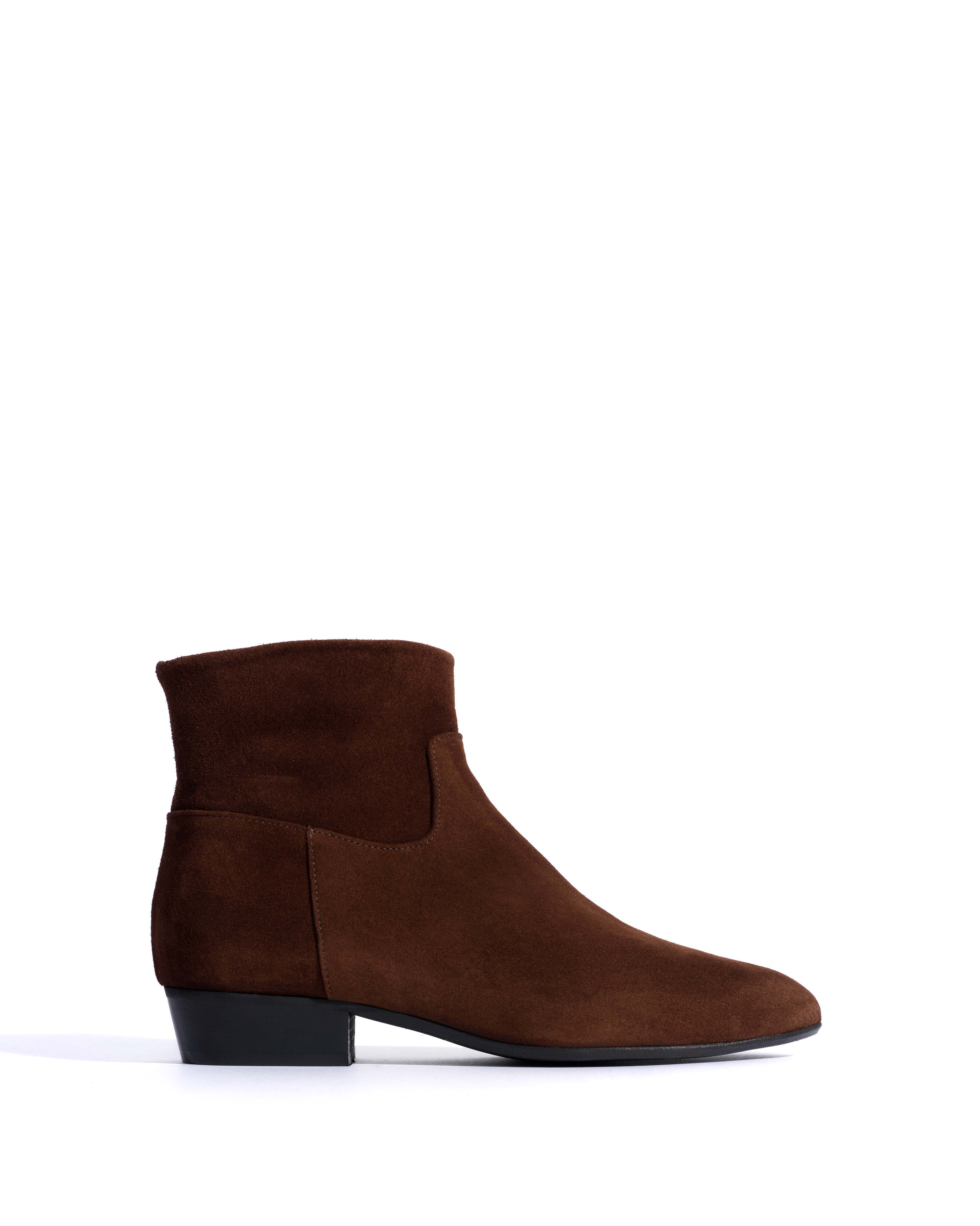 Morie 20 Calf suede Chocolate