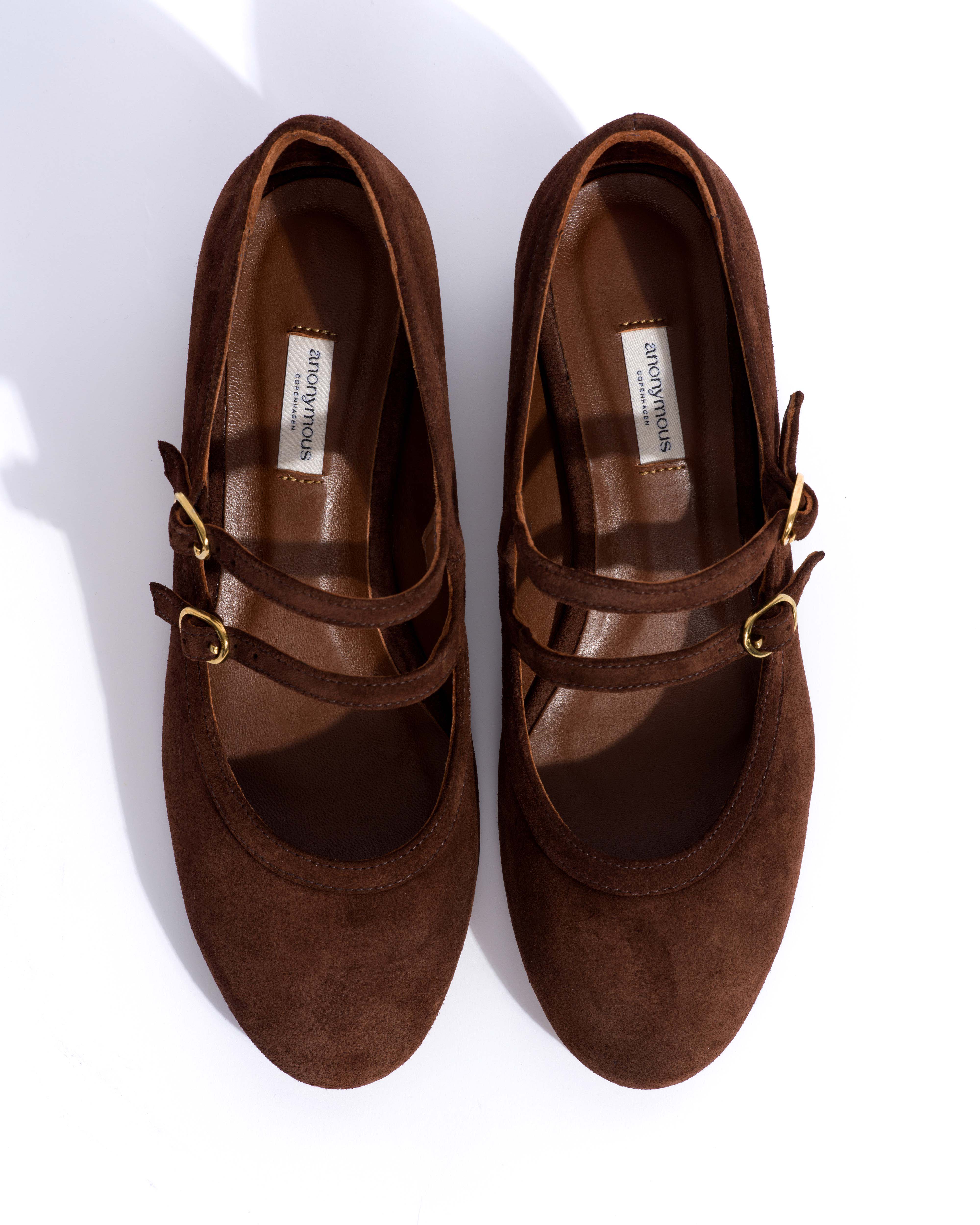 Balie 40 Calf suede Chocolate