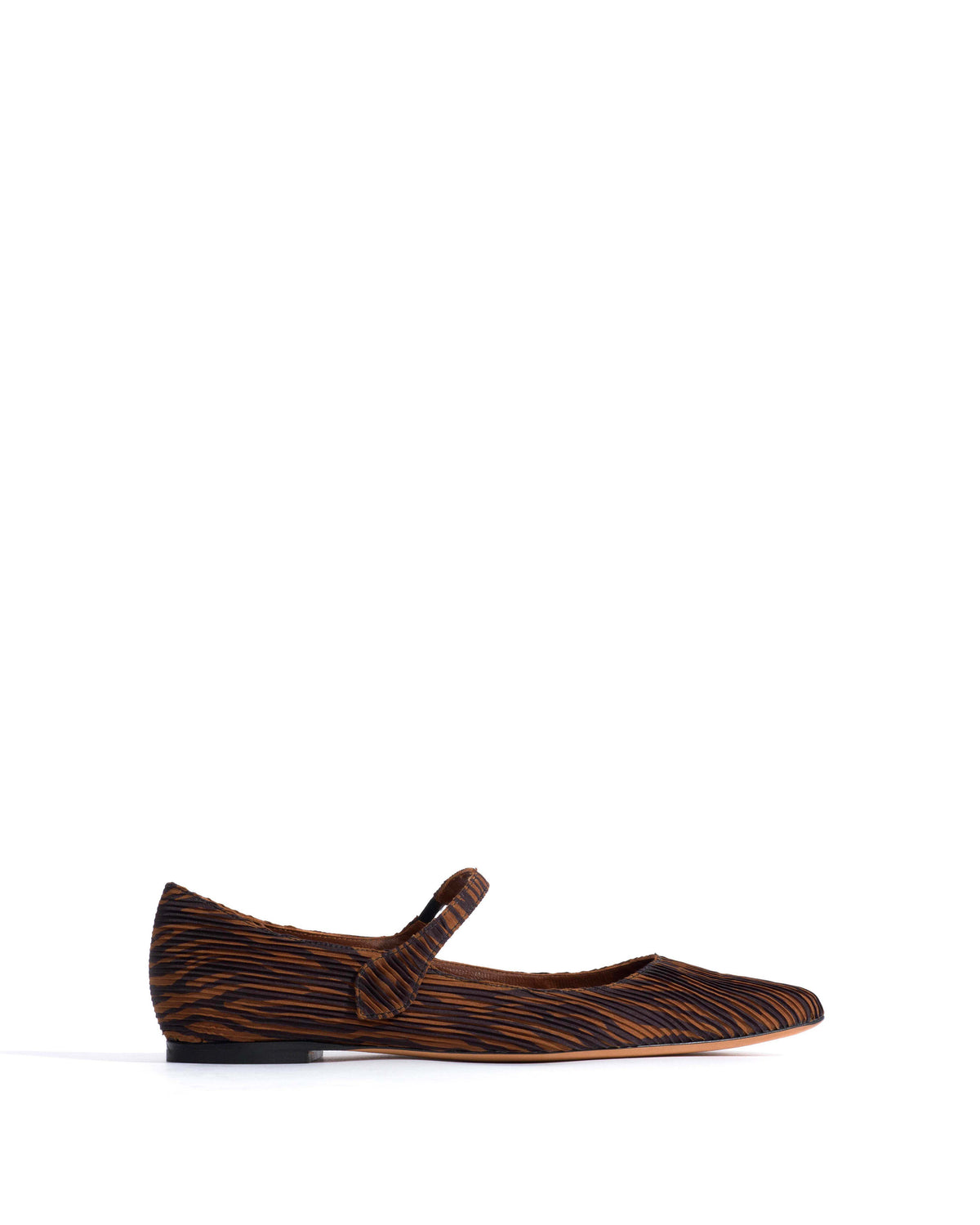 Fifi Pleated zebra Chocolate shades