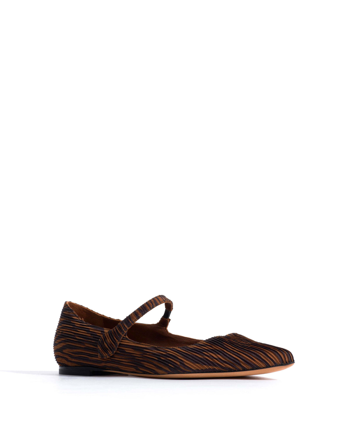Fifi Pleated zebra Chocolate shades