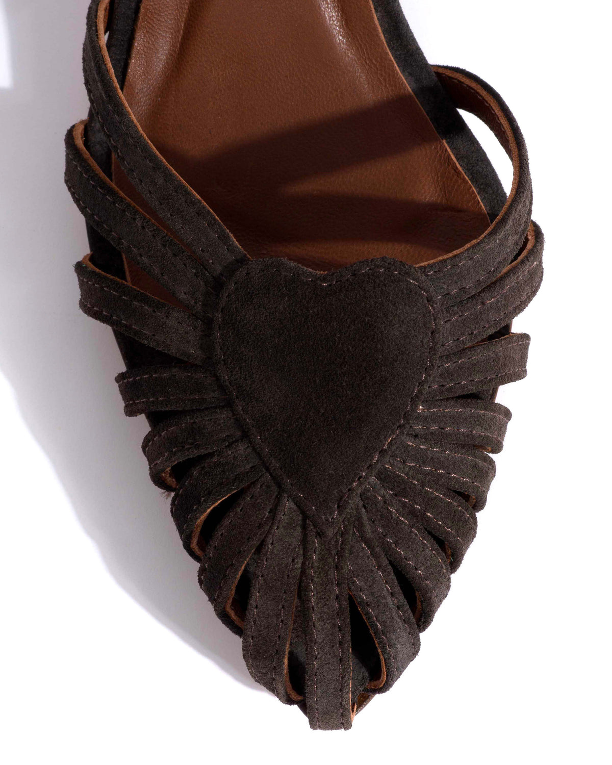 Keesha 55 Calf suede Espresso brown