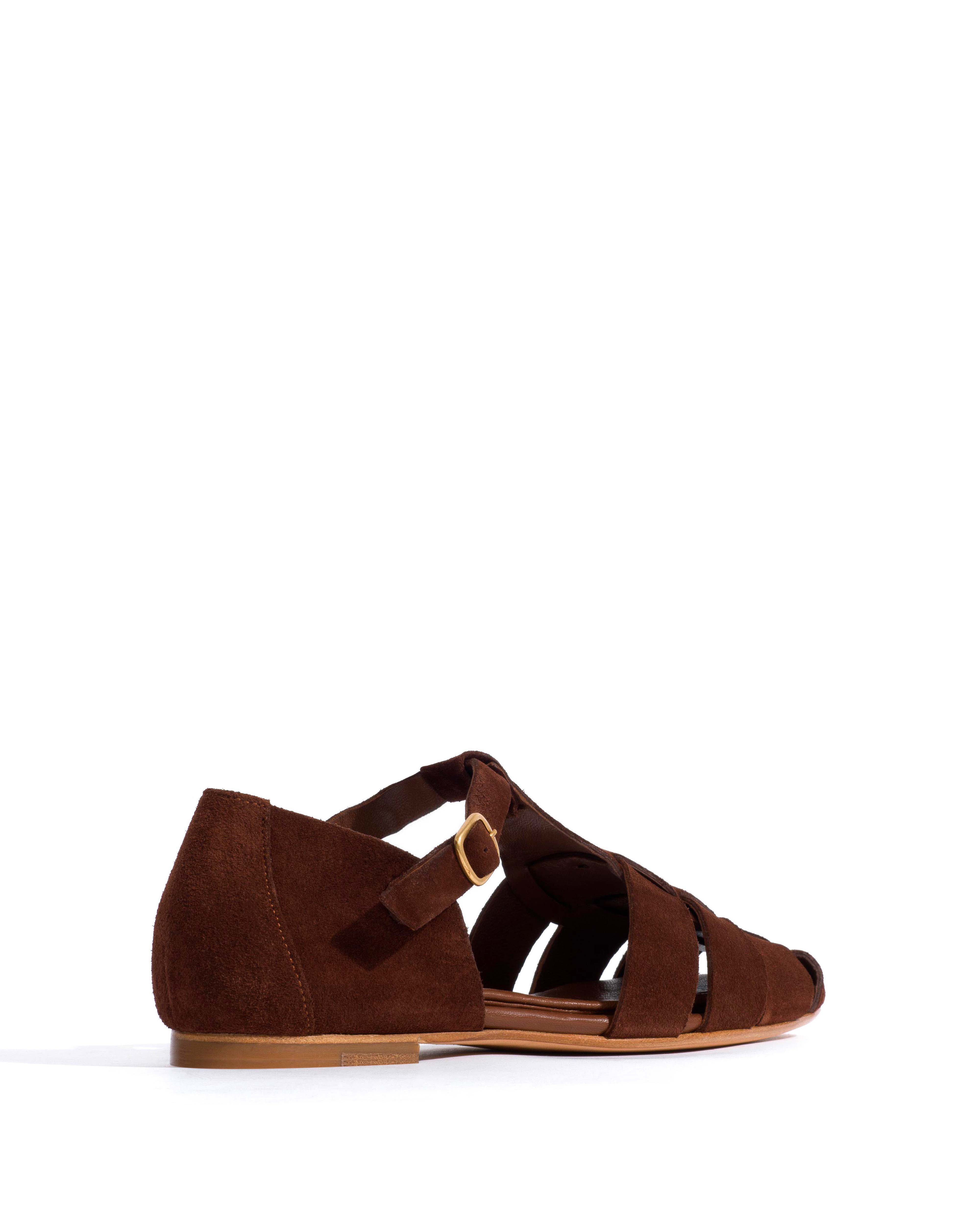 Lain flats Calf suede Chocolate