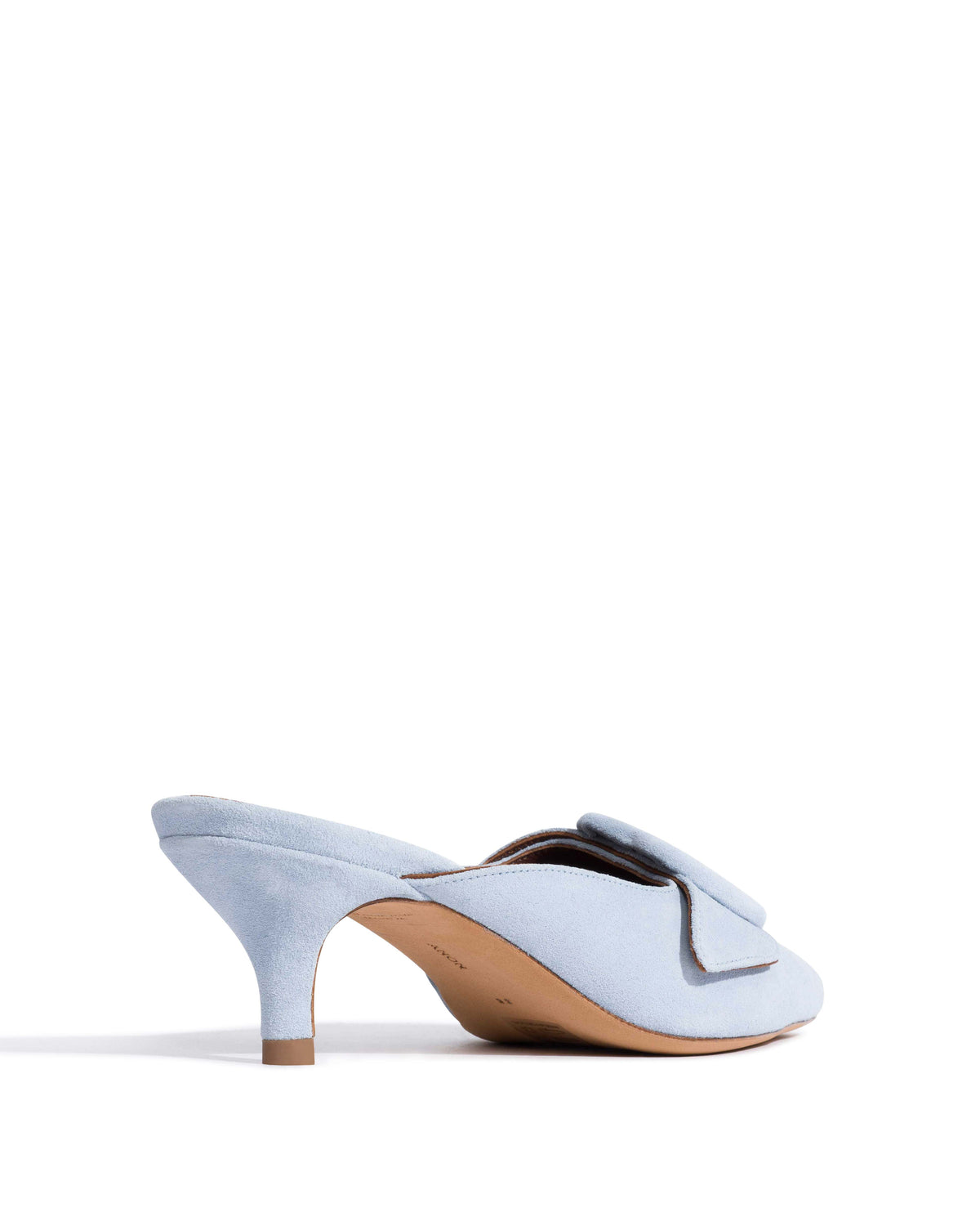 Shila 50 kitten Calf suede Porcelain blue