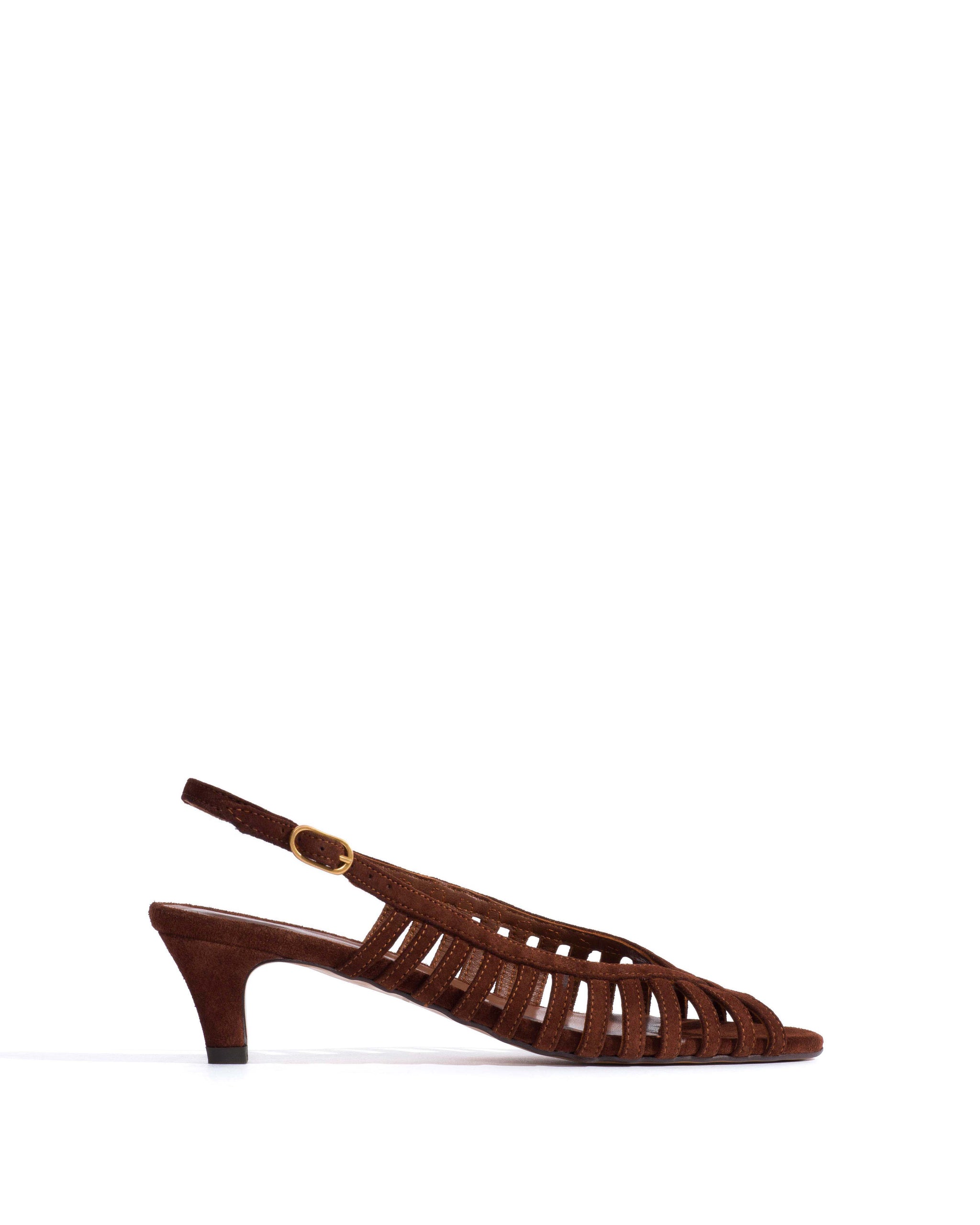 Carminho 40 stiletto Calf suede Chocolate - Anonymous Copenhagen Heels
