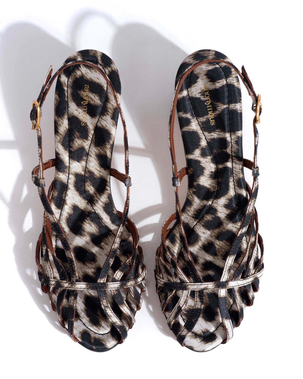 Briddie 50 Satin print Snow leopard