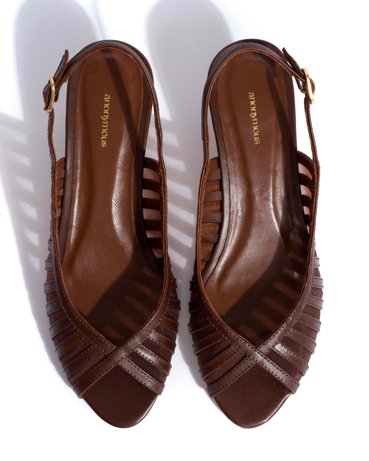 Carminho 40 mesh Shiny lamb & mesh Chocolate