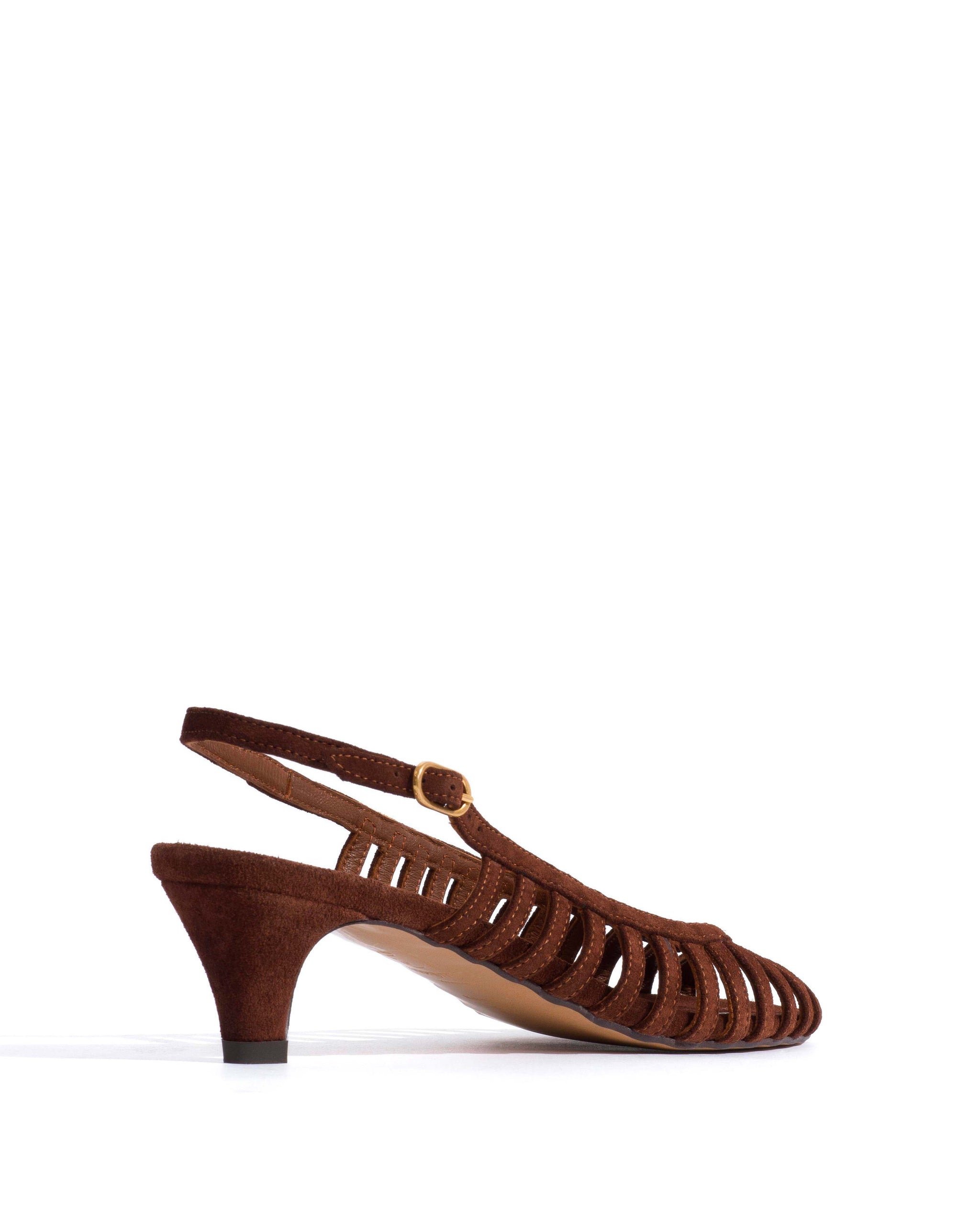 Carminho 40 stiletto Calf suede Chocolate - Anonymous Copenhagen Heels