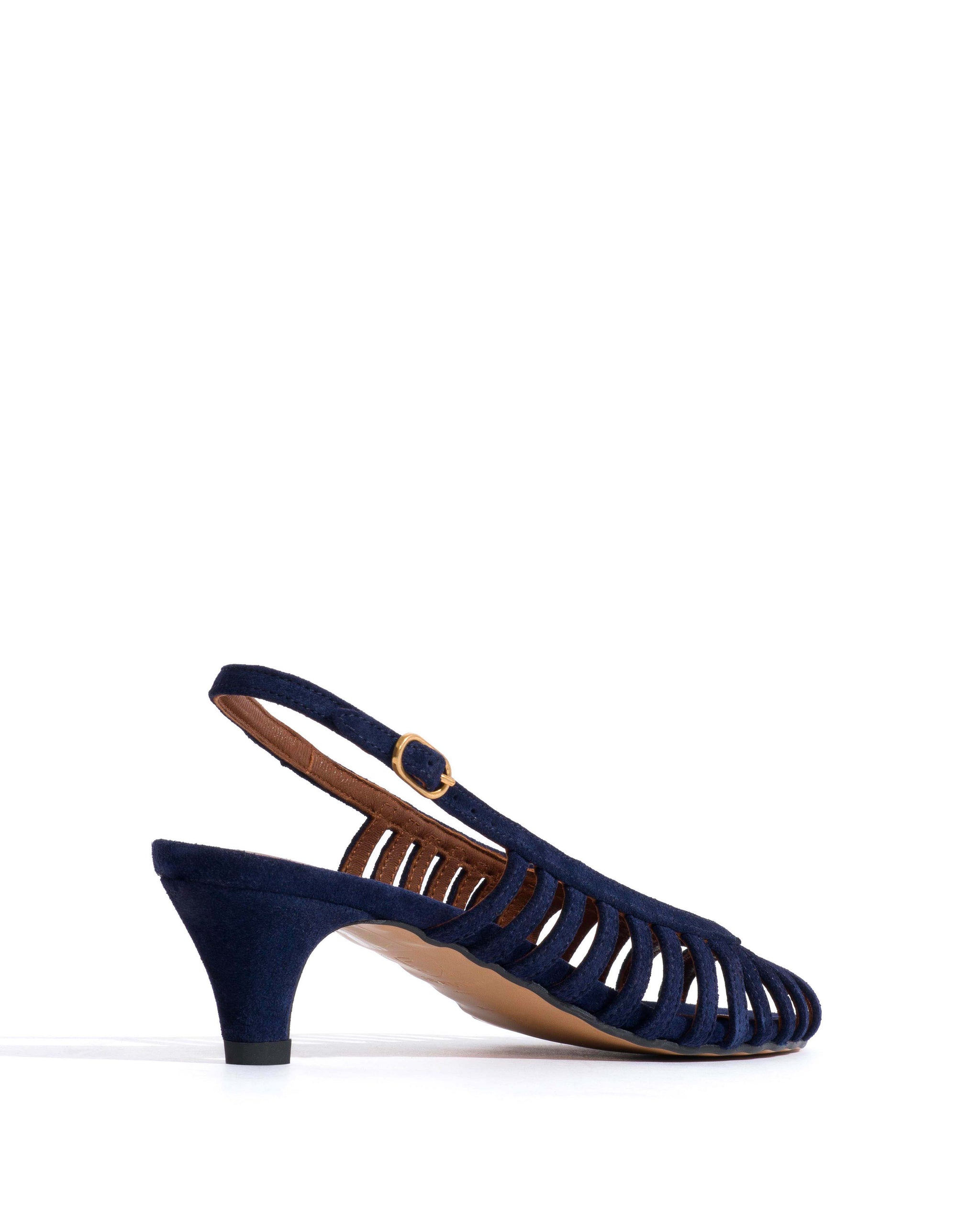 Carminho 40 stiletto Calf suede Ink blue - Anonymous Copenhagen Heels